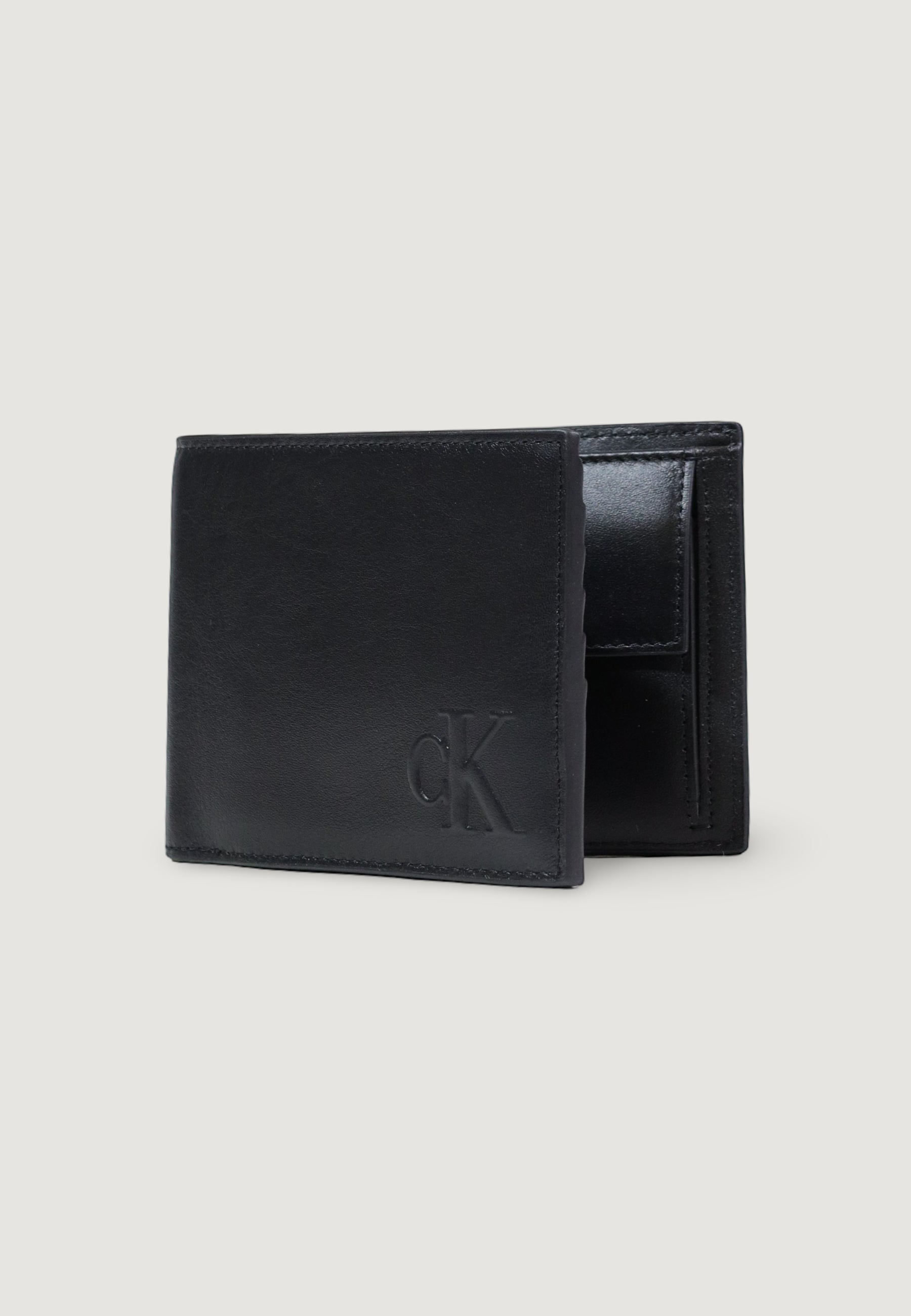 Portafoglio con portamonete Calvin Klein BOLD CK Trifold