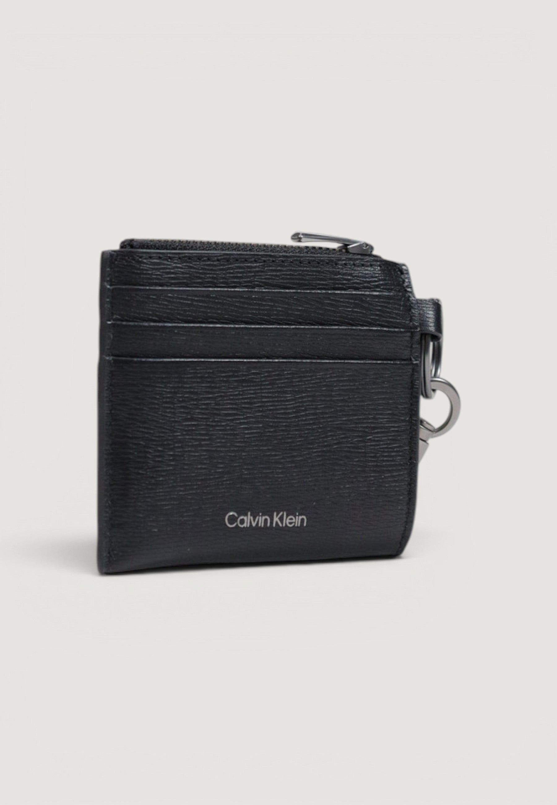 Portafoglio con portamonete Calvin Klein EMBLEM HW CARDHOLDER W/ CLIP