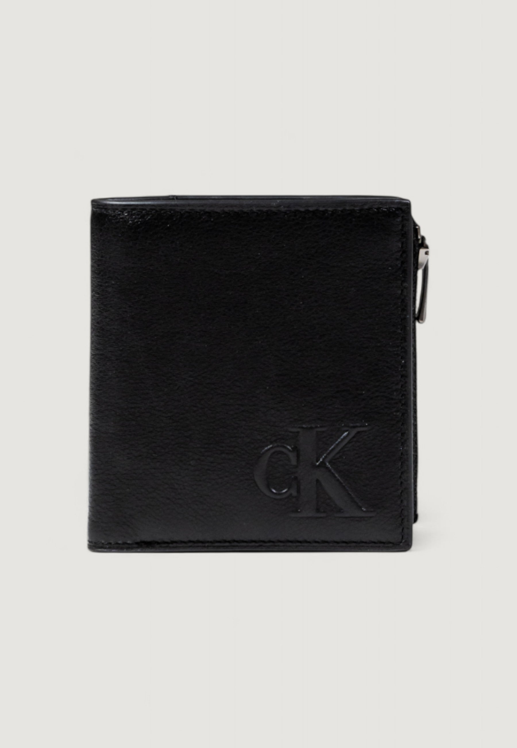 Portafoglio con portamonete Calvin Klein SCLPTD IMPRSSN CMPCT