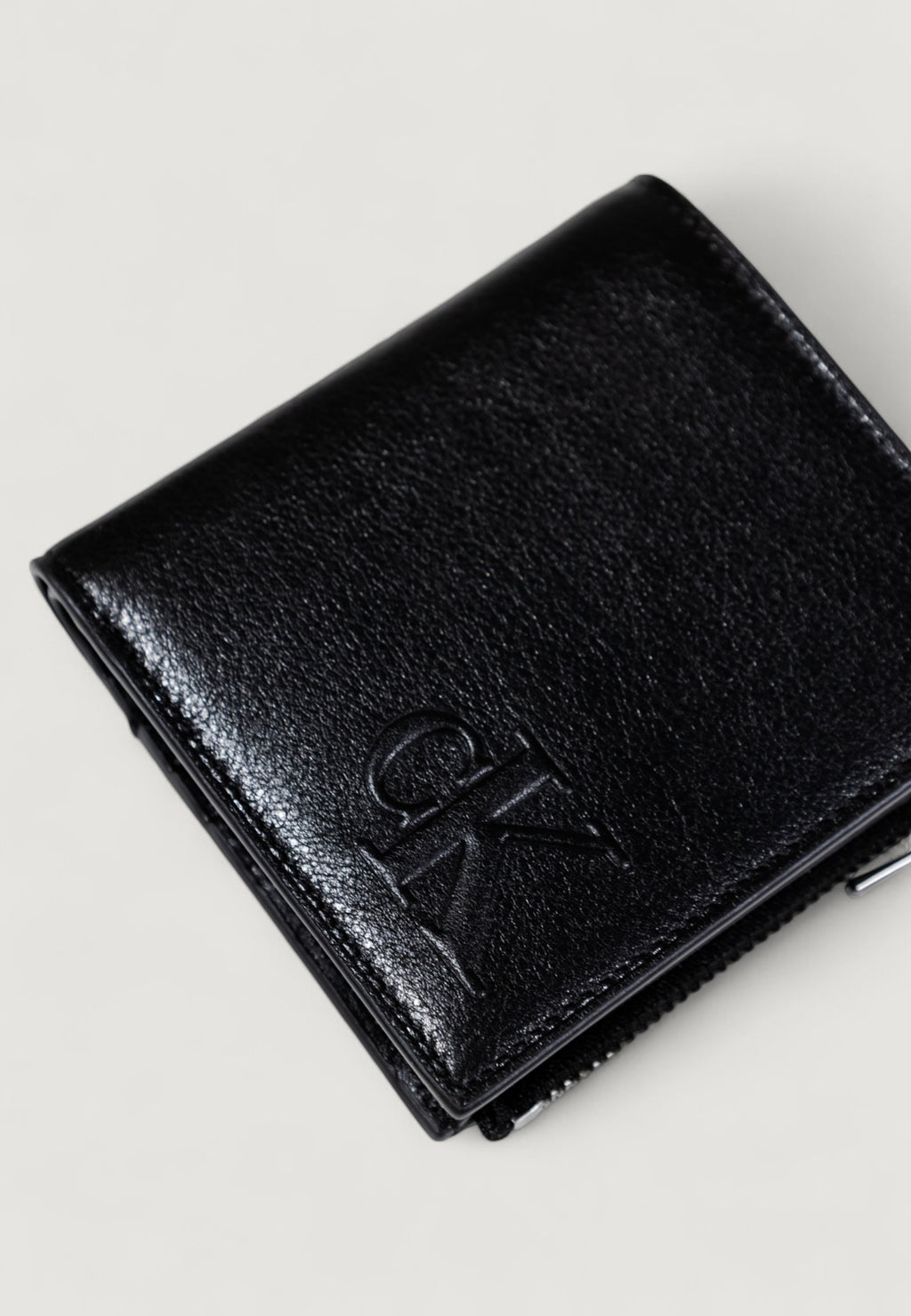 Portafoglio con portamonete Calvin Klein SCLPTD IMPRSSN CMPCT