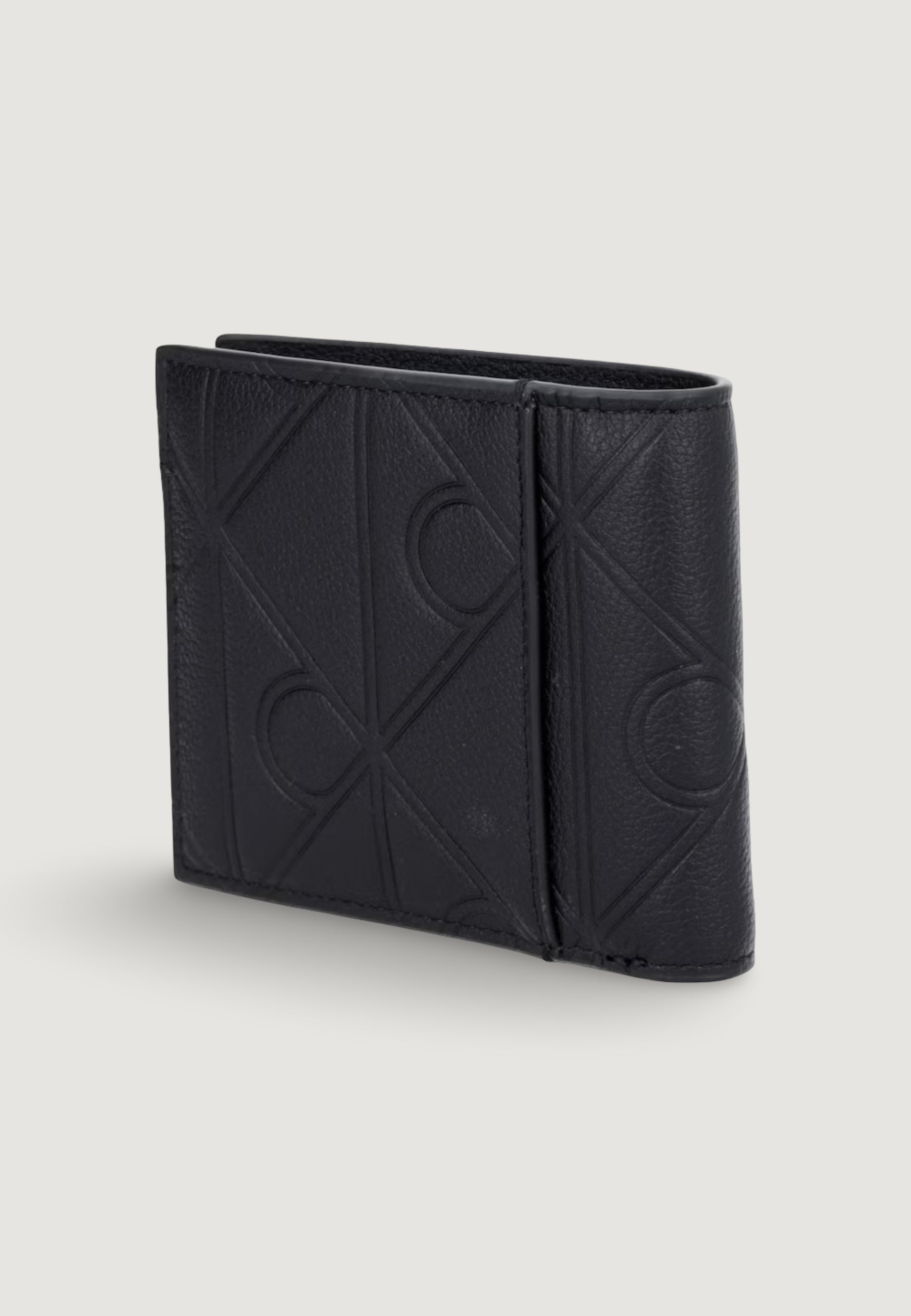 Portafoglio con portamonete Calvin Klein XL EMBLEM AOP EMBO?SS BILLFOLD W