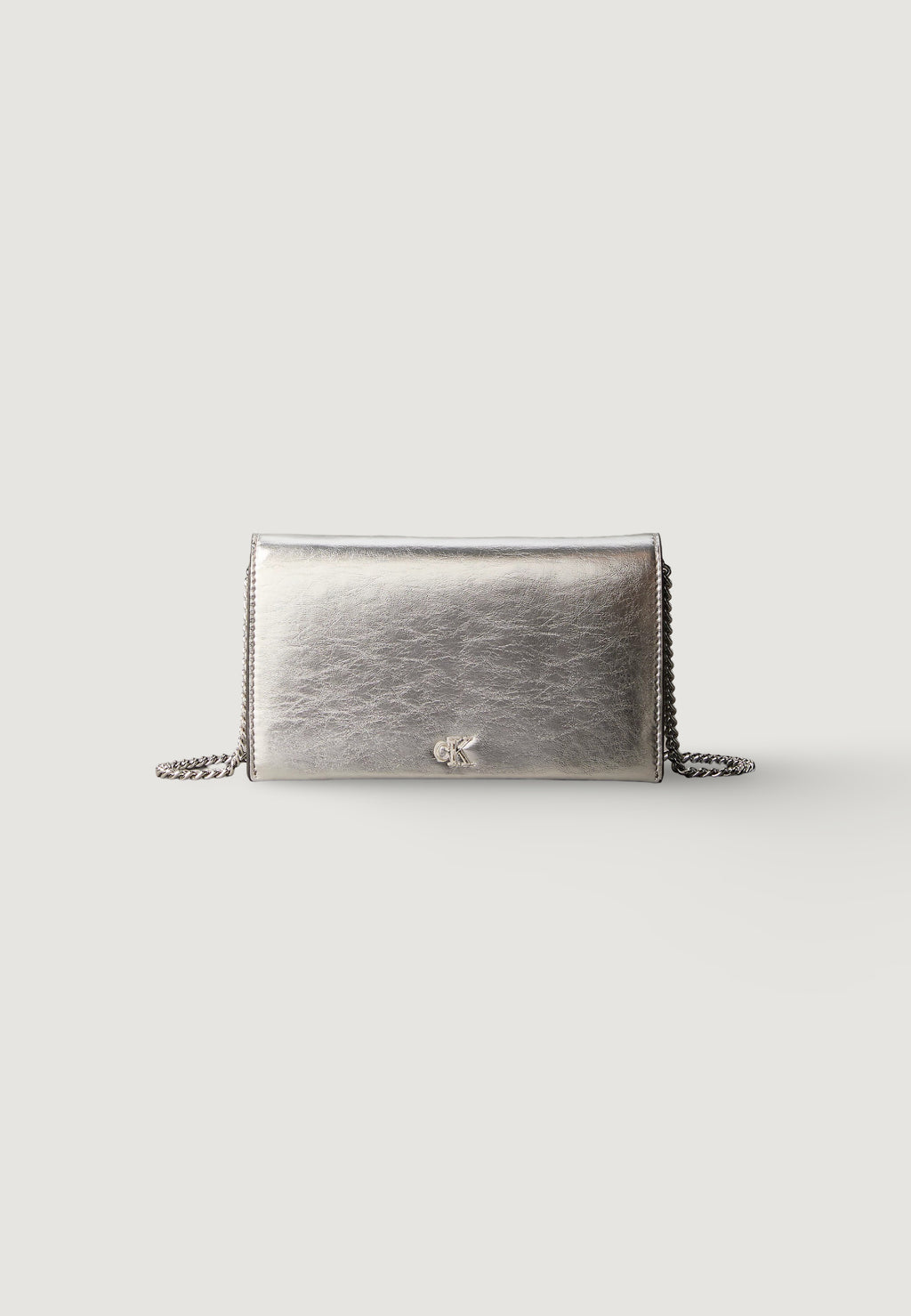 Portafoglio grande Calvin Klein CK METALLIC WALLET ON CHAIN