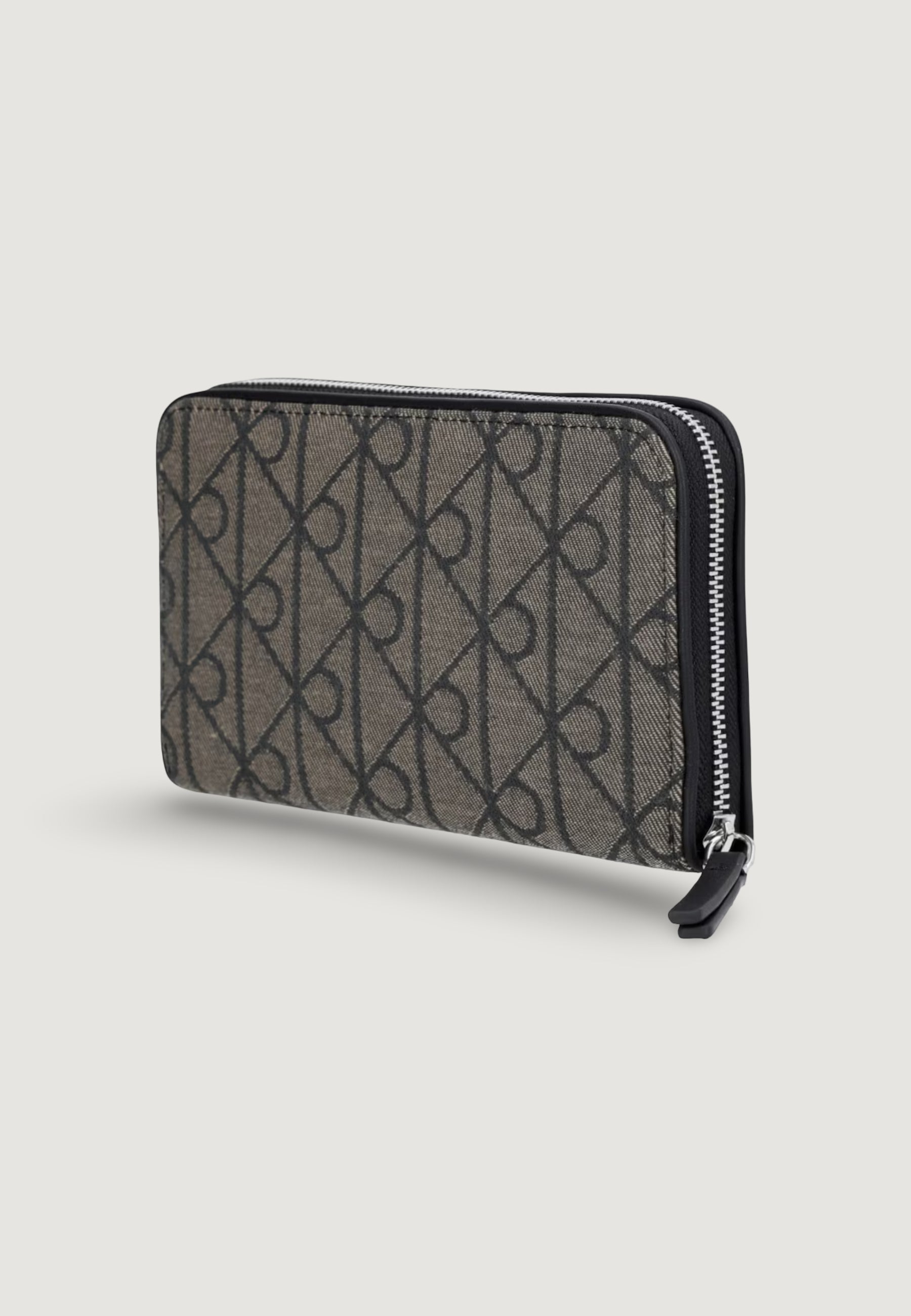 Portafoglio grande Calvin Klein EMBLEM AOP JCQRD PASSPORT WALLET