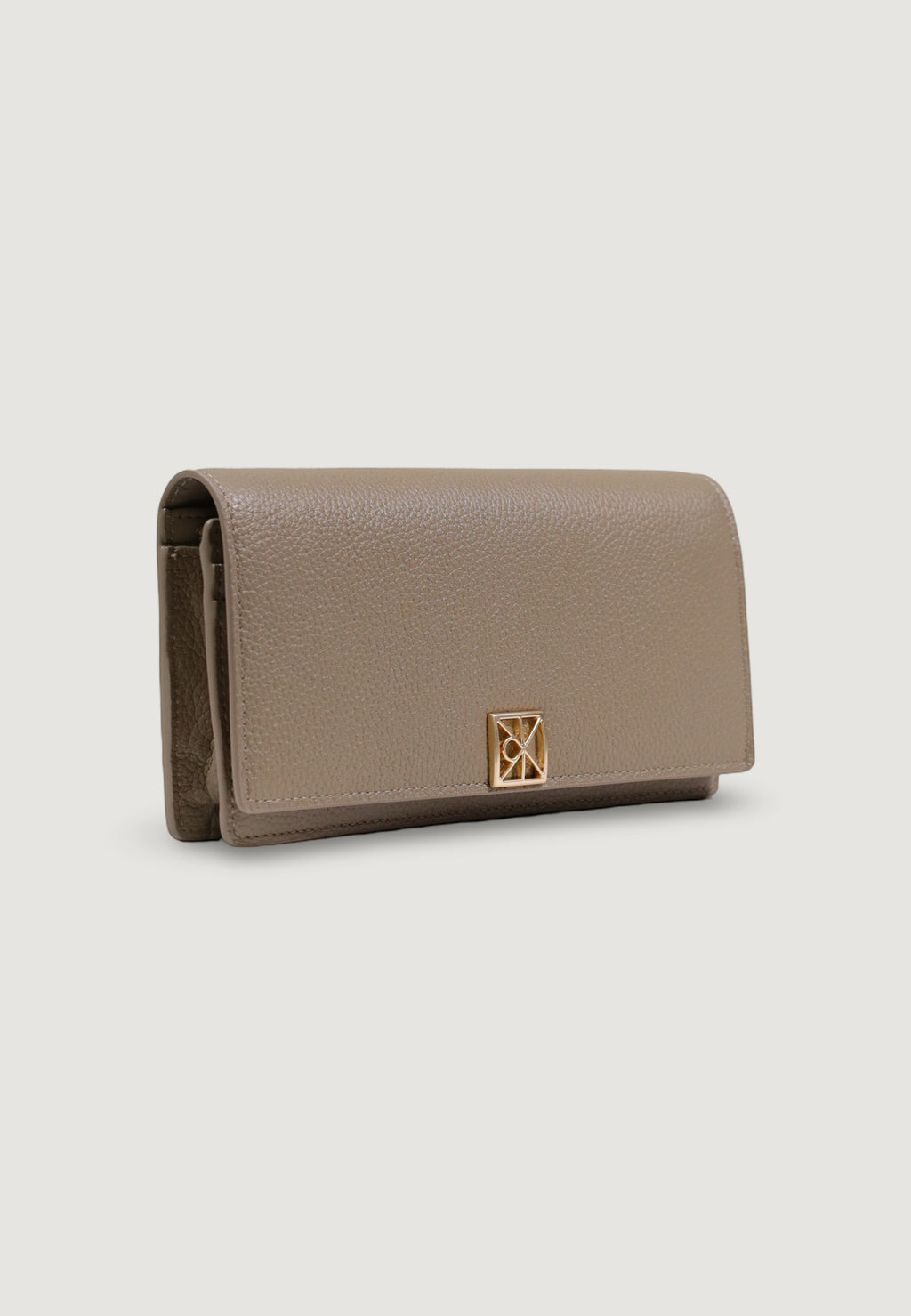 Portafoglio grande Calvin Klein EMBLEM HW PEBBLE LONG BIFOLD