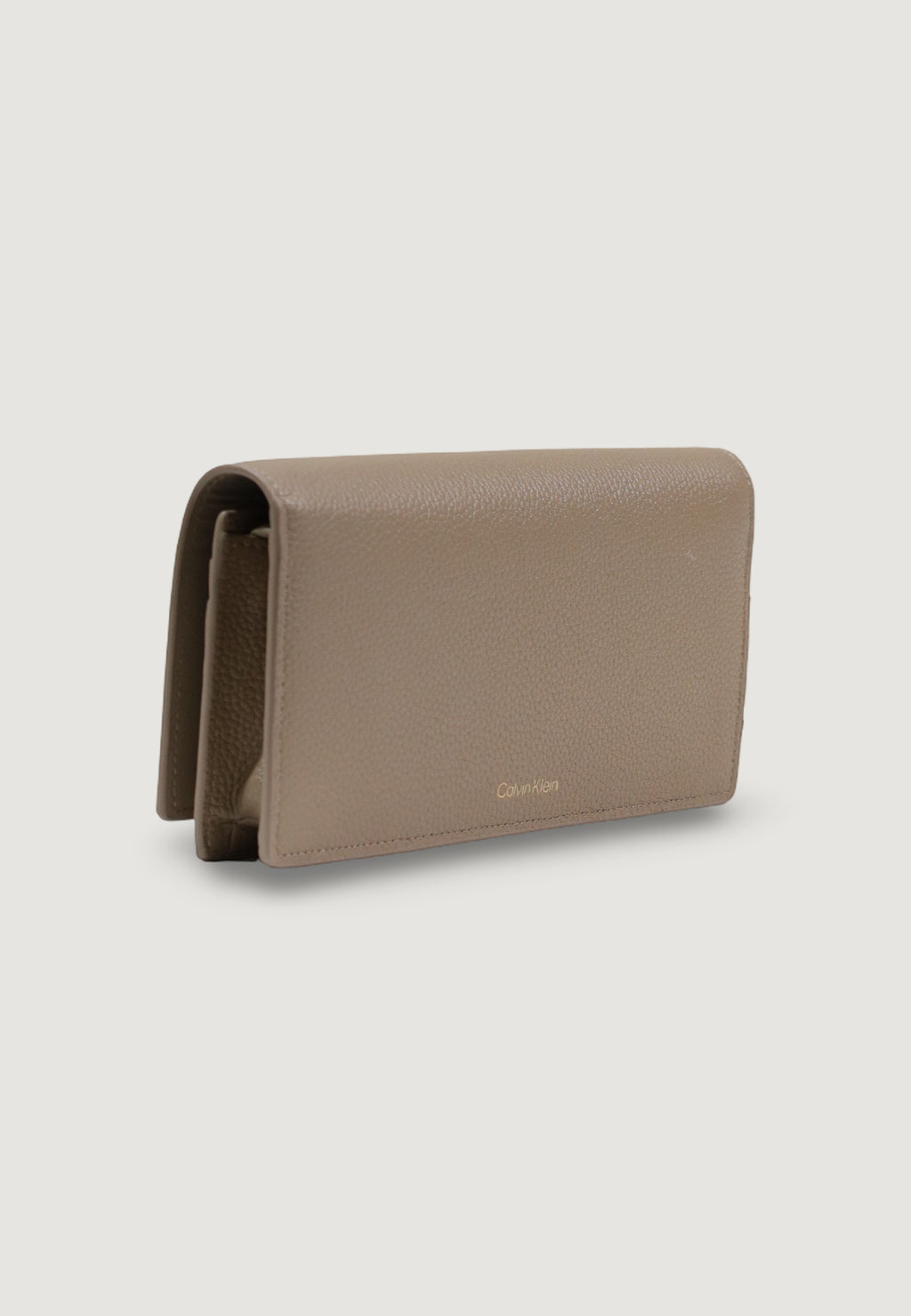 Portafoglio grande Calvin Klein EMBLEM HW PEBBLE LONG BIFOLD