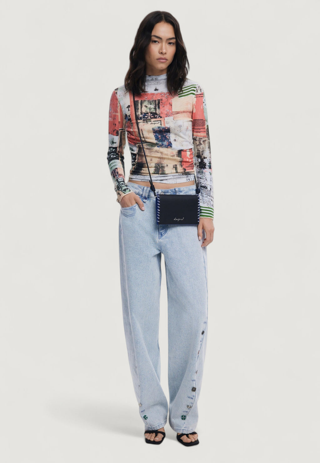 Portafoglio grande Desigual MONE_CAPSULE TINY ZIP_MAT