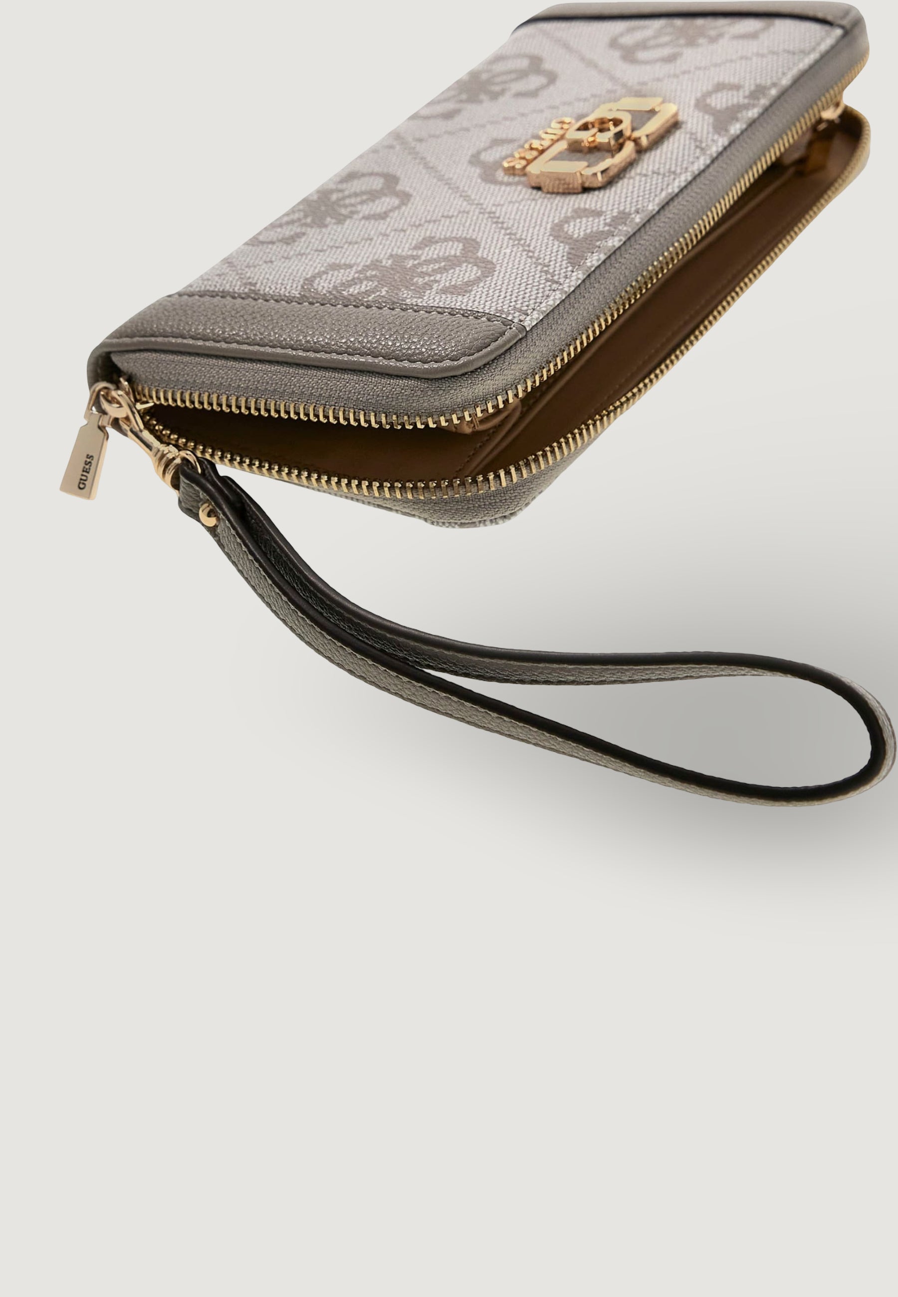 Portafoglio grande Guess KARNILLA LOGO SLG LRG ZIP ARND