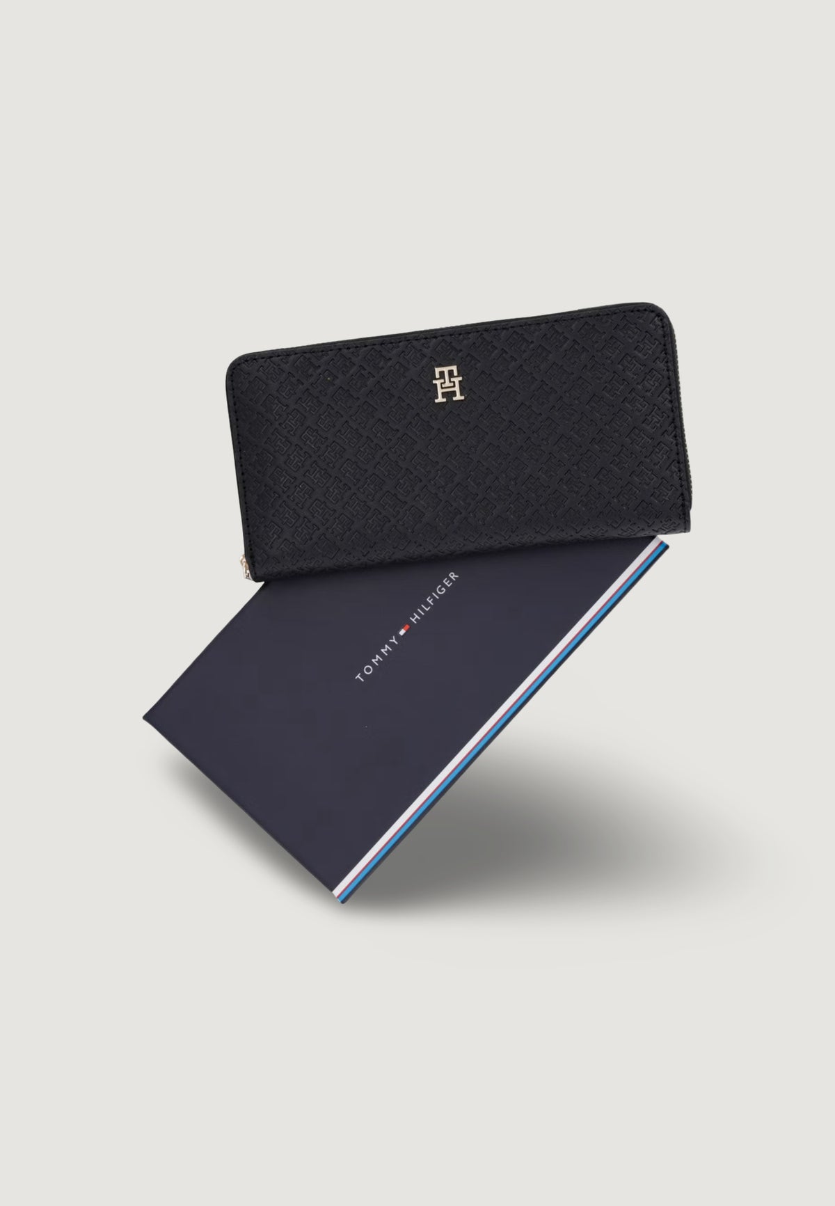 Portafoglio grande Tommy Hilfiger TH ICON LRG ZA MONO