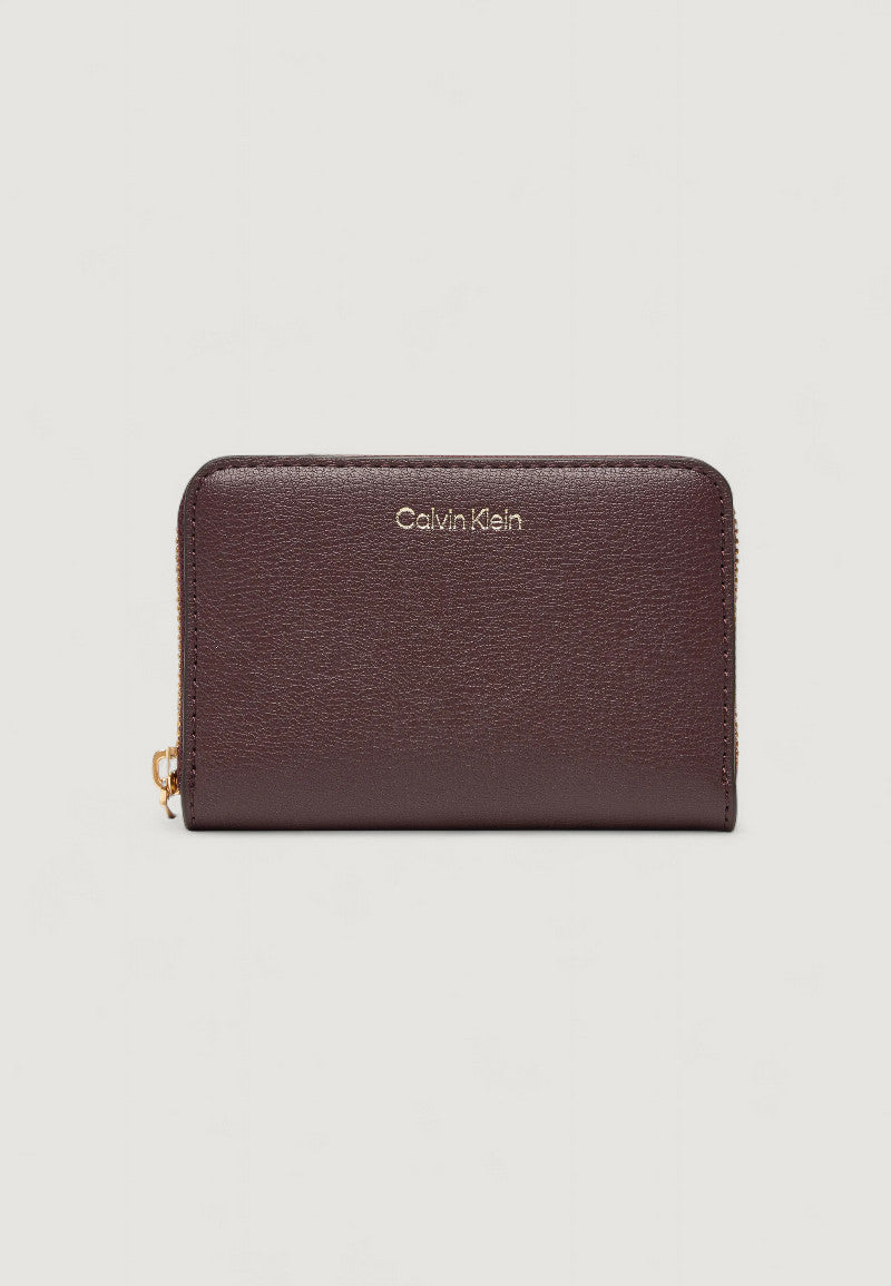 Portafoglio medio Calvin Klein FOIL LOGO MEDIUM ZIP AROUND