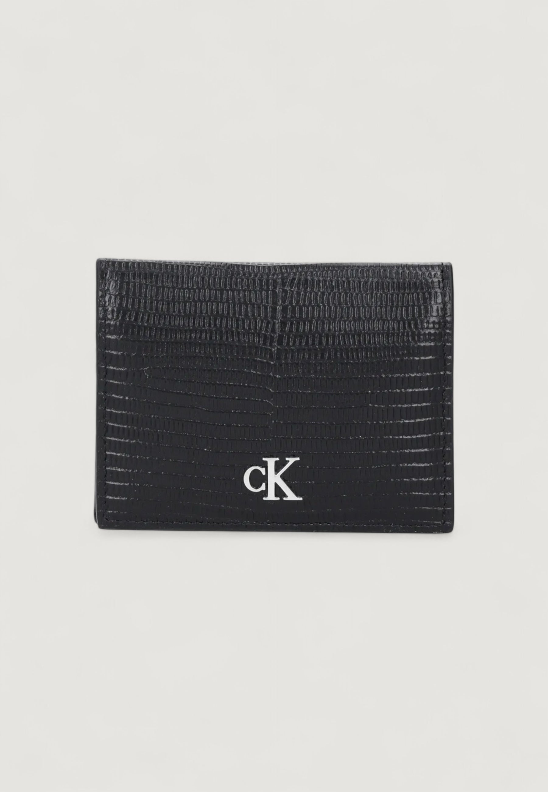 Portafoglio medio Calvin Klein LZRD EMBSSD LTHR 6CC