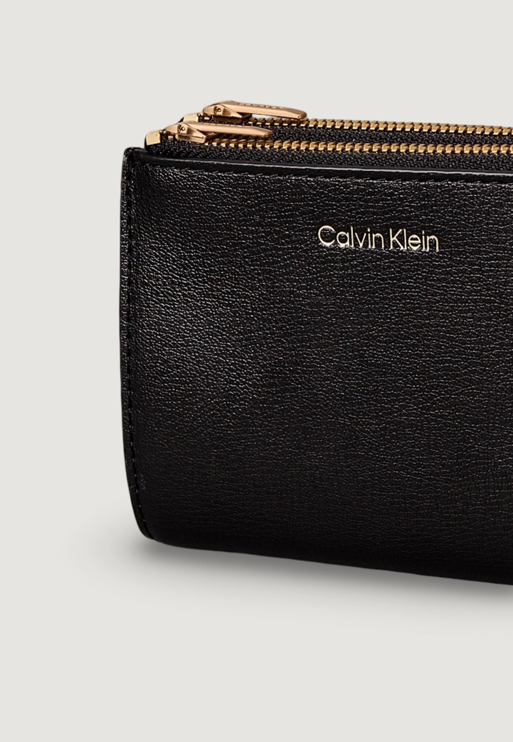 Medium wallet Calvin Klein FOIL LOGO DBL ZIP
