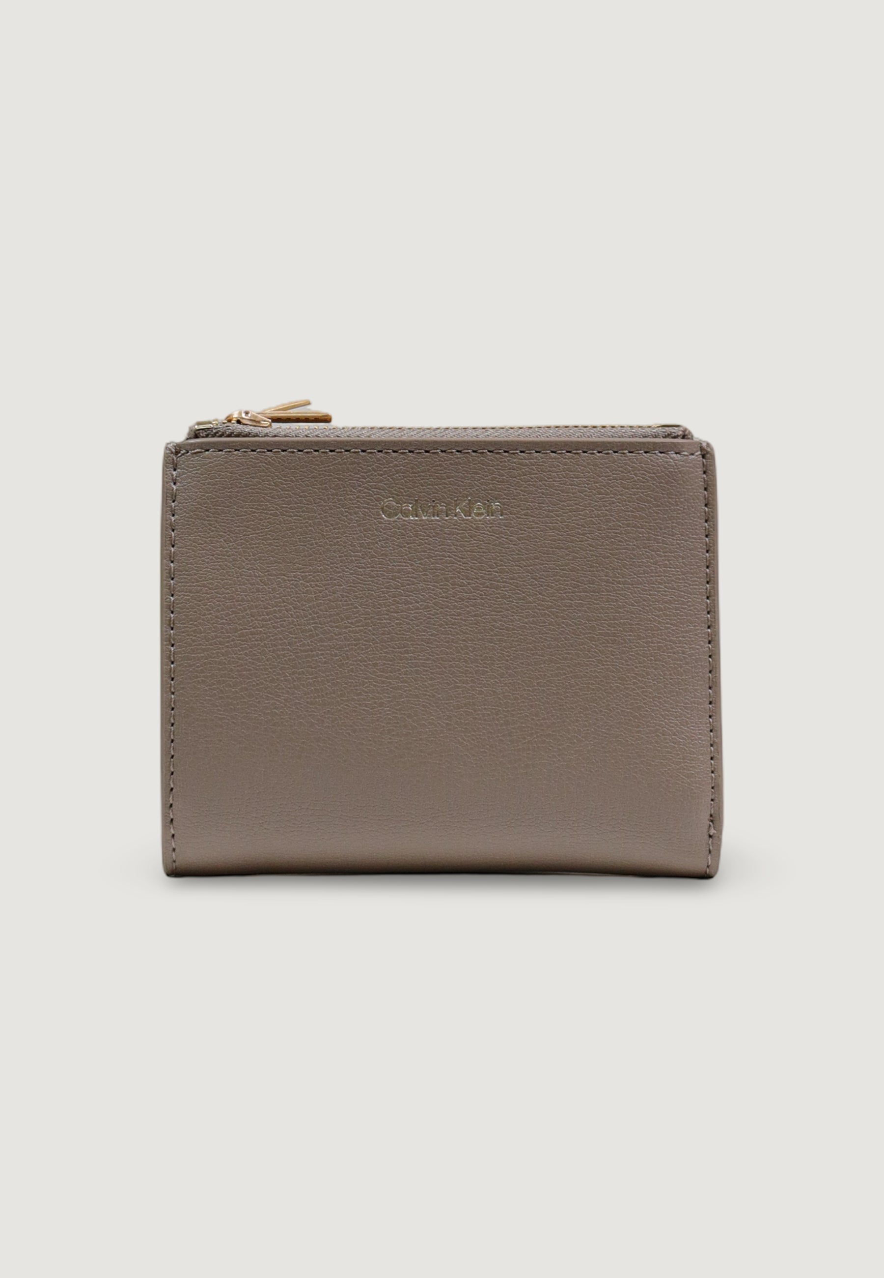 Portafoglio medio Calvin Klein FOIL LOGO DBL ZIP