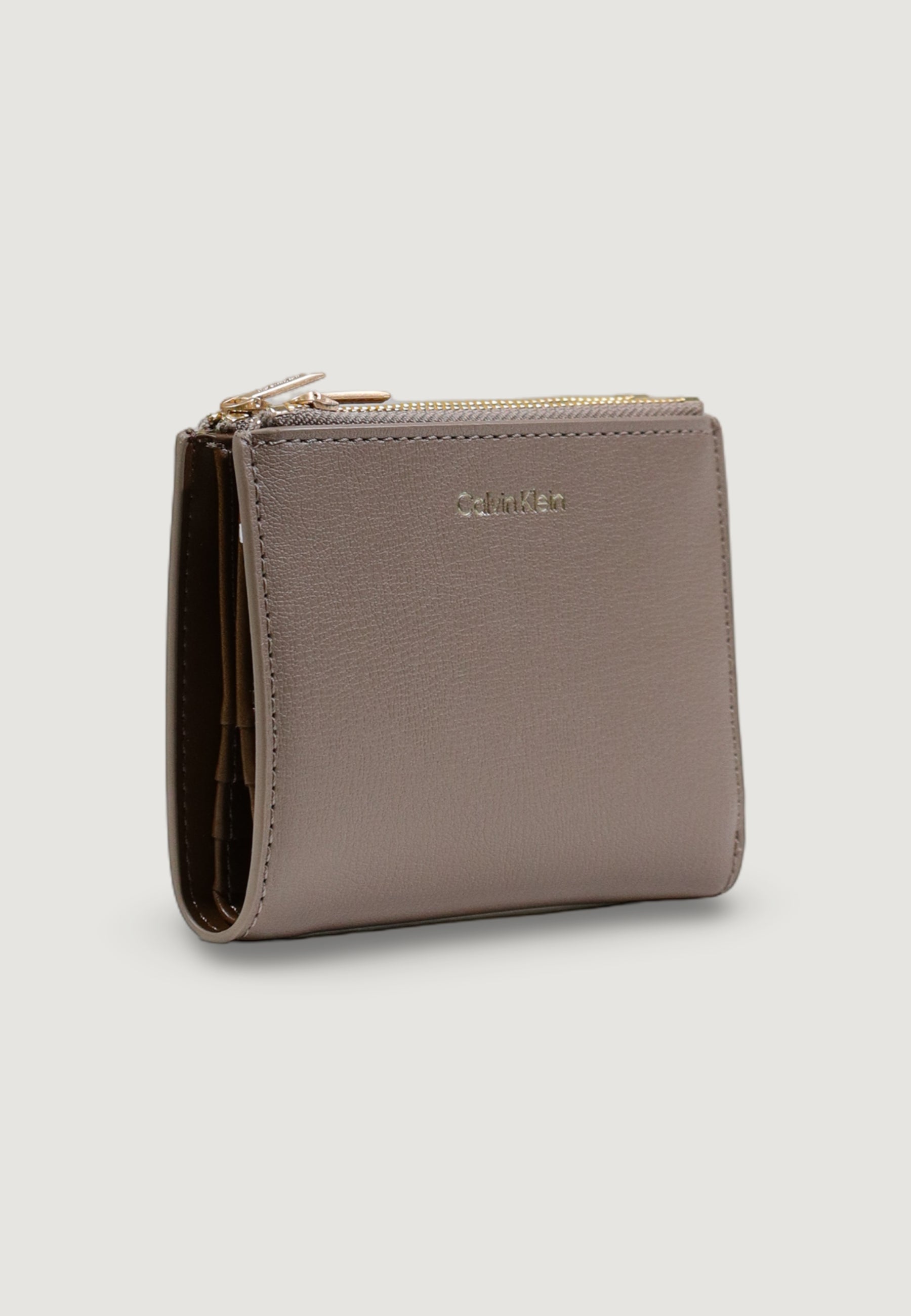 Portafoglio medio Calvin Klein FOIL LOGO DBL ZIP
