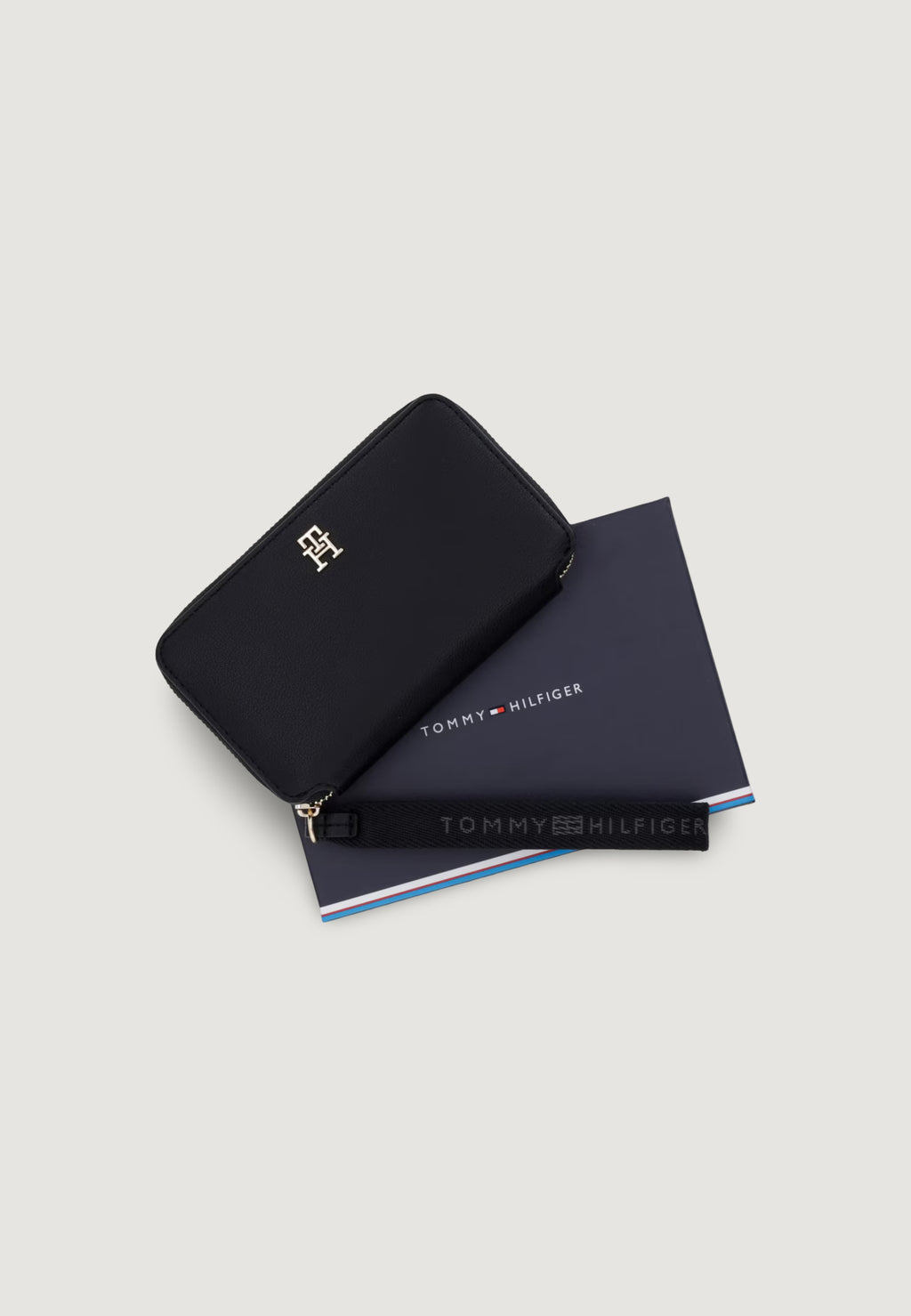 Medium wallet Tommy Hilfiger TH LOGOTAPE COMPACT ZIP AROUND