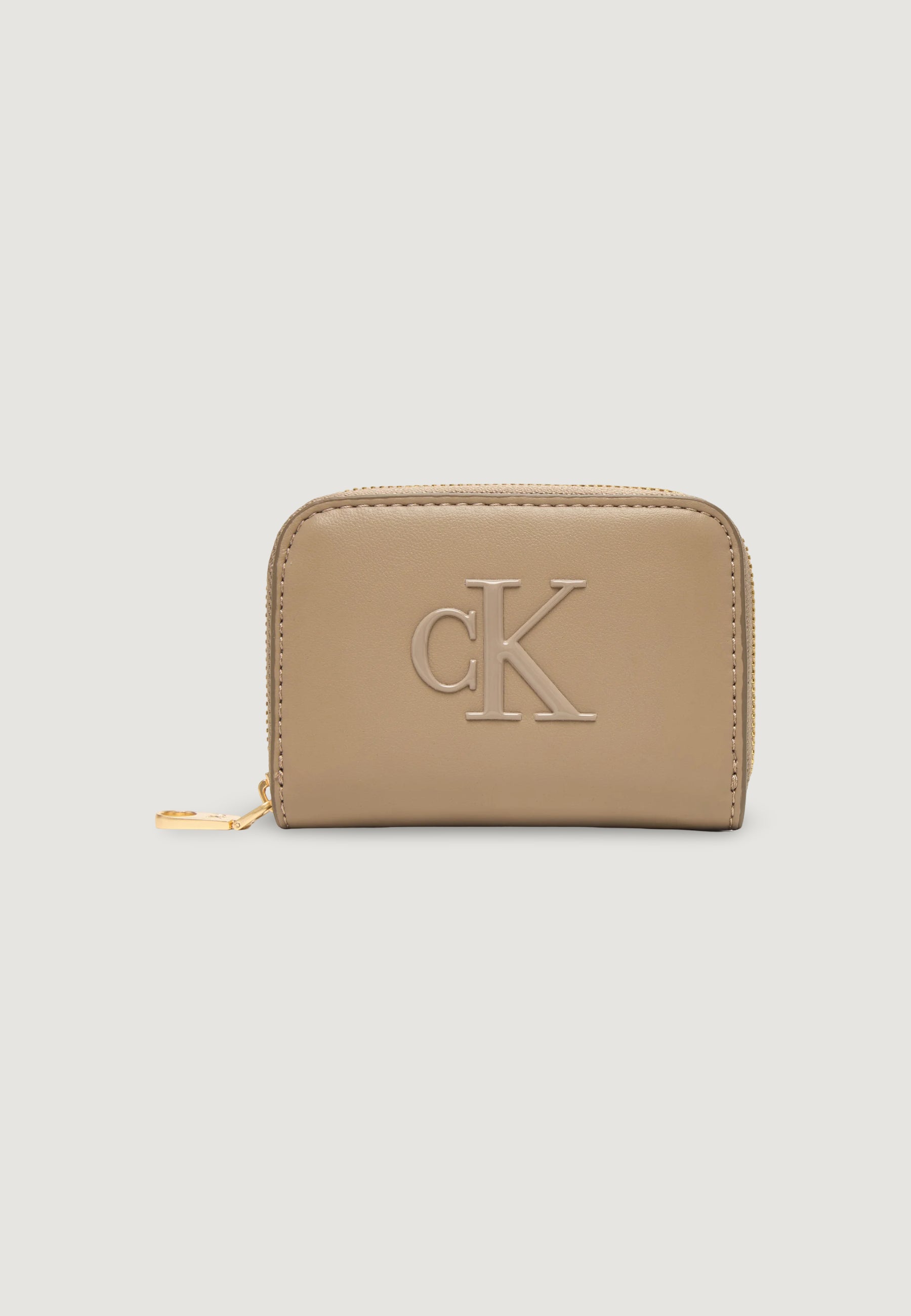 Portafoglio piccolo Calvin Klein BOLD CK MEDIUM ZIP AROUND