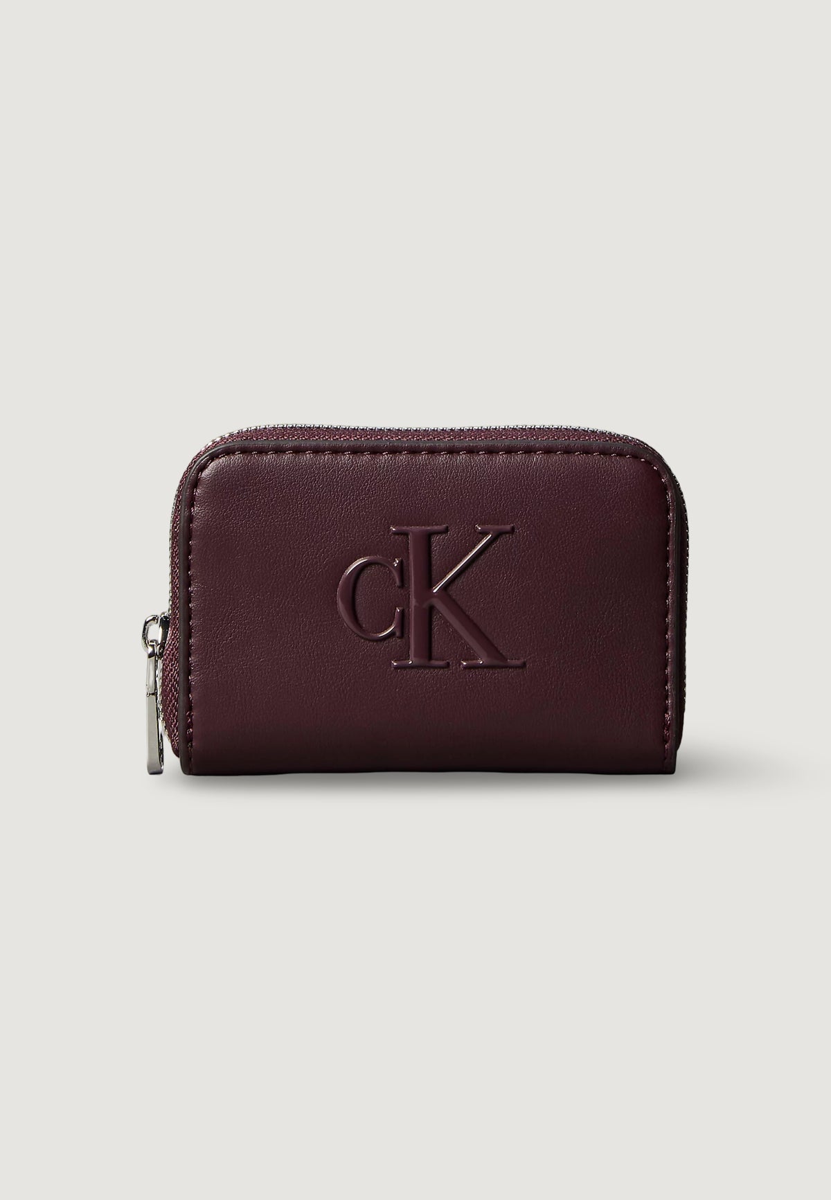 Portafoglio piccolo Calvin Klein BOLD CK MEDIUM ZIP AROUND