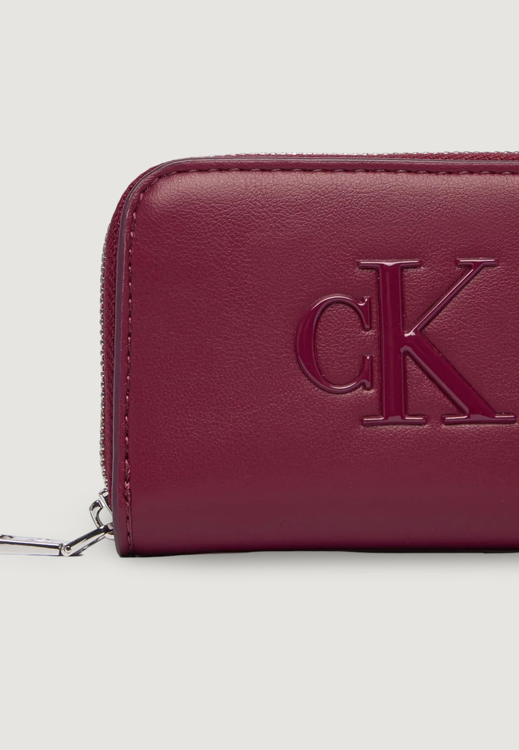 Portafoglio piccolo Calvin Klein BOLD CK MEDIUM ZIP AROUND