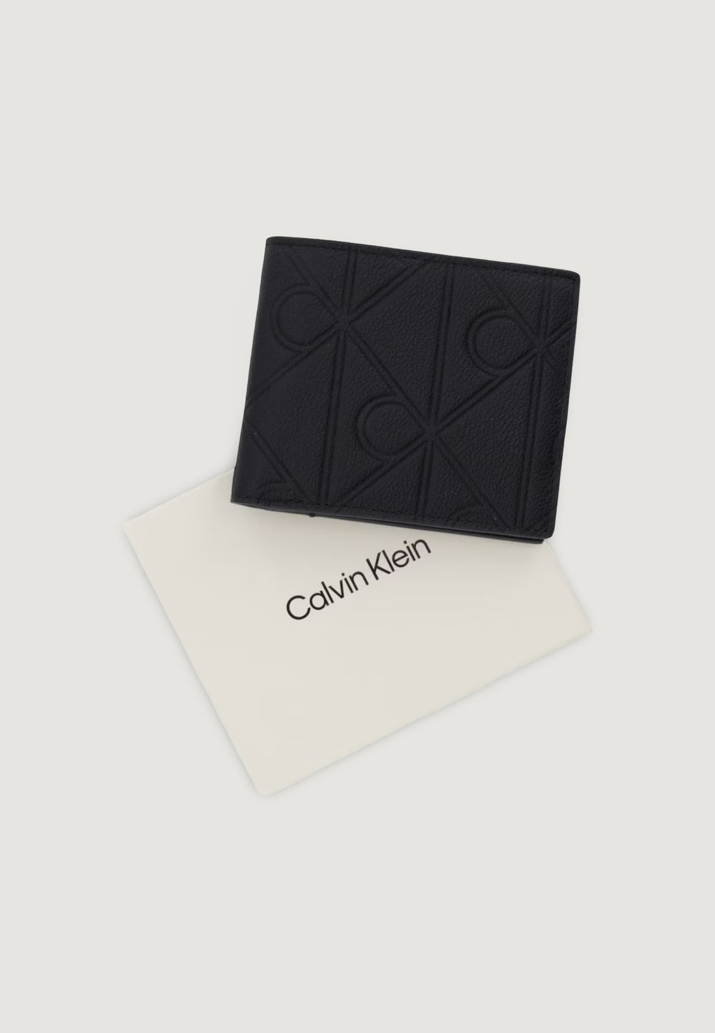 Portafoglio senza portamonete Calvin Klein XL EMBLEM AOP EMBO?SS BILLFOLD