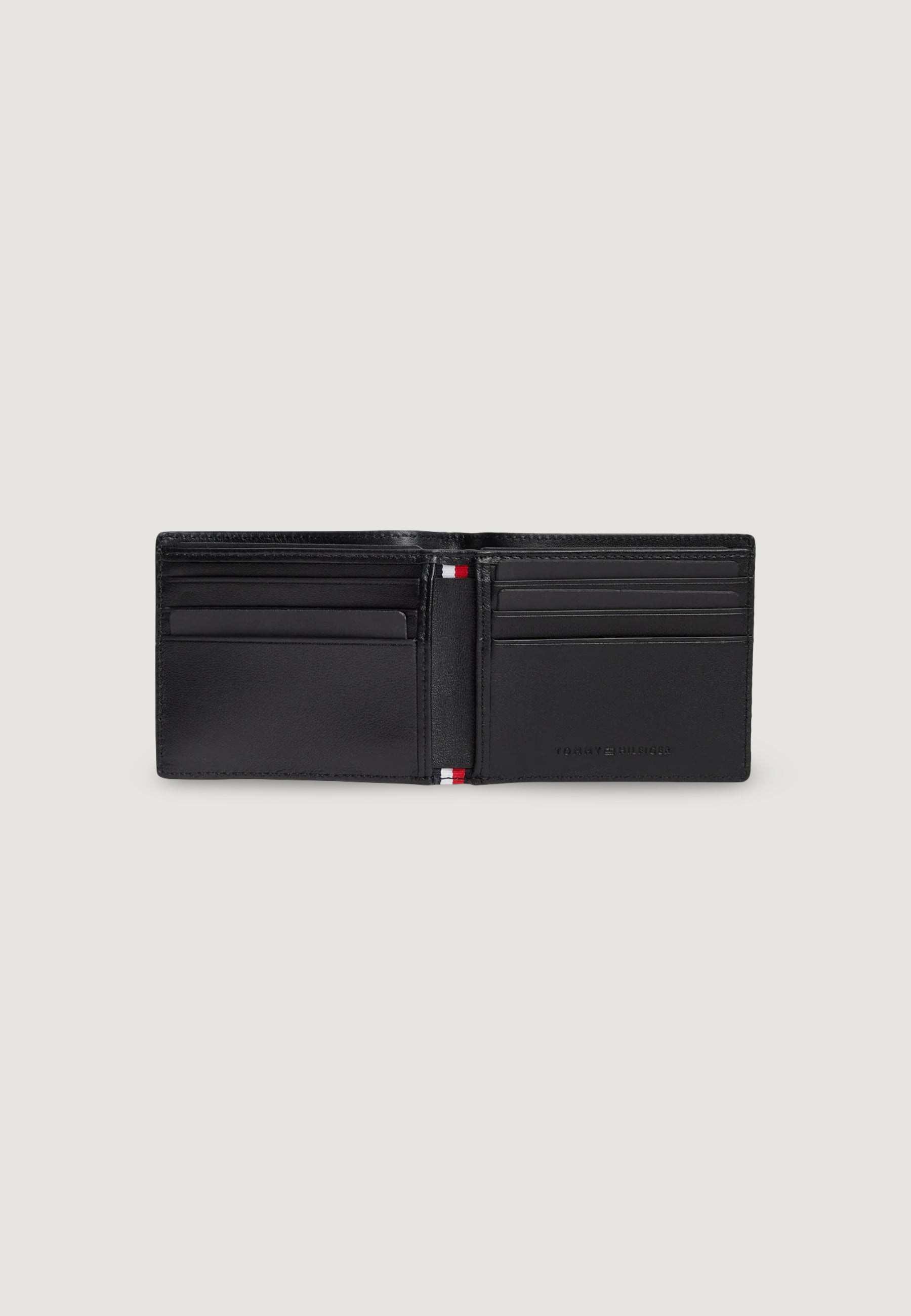 Portafoglio senza portamonete Tommy Hilfiger TH EMBOSS MINI CC WALLET