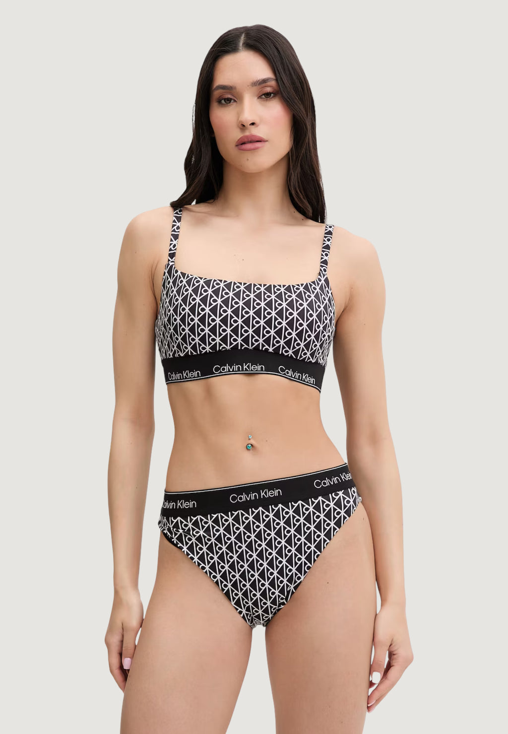 Reggiseno mare Calvin Klein Jeans SQUARE NECK BRALETTE
