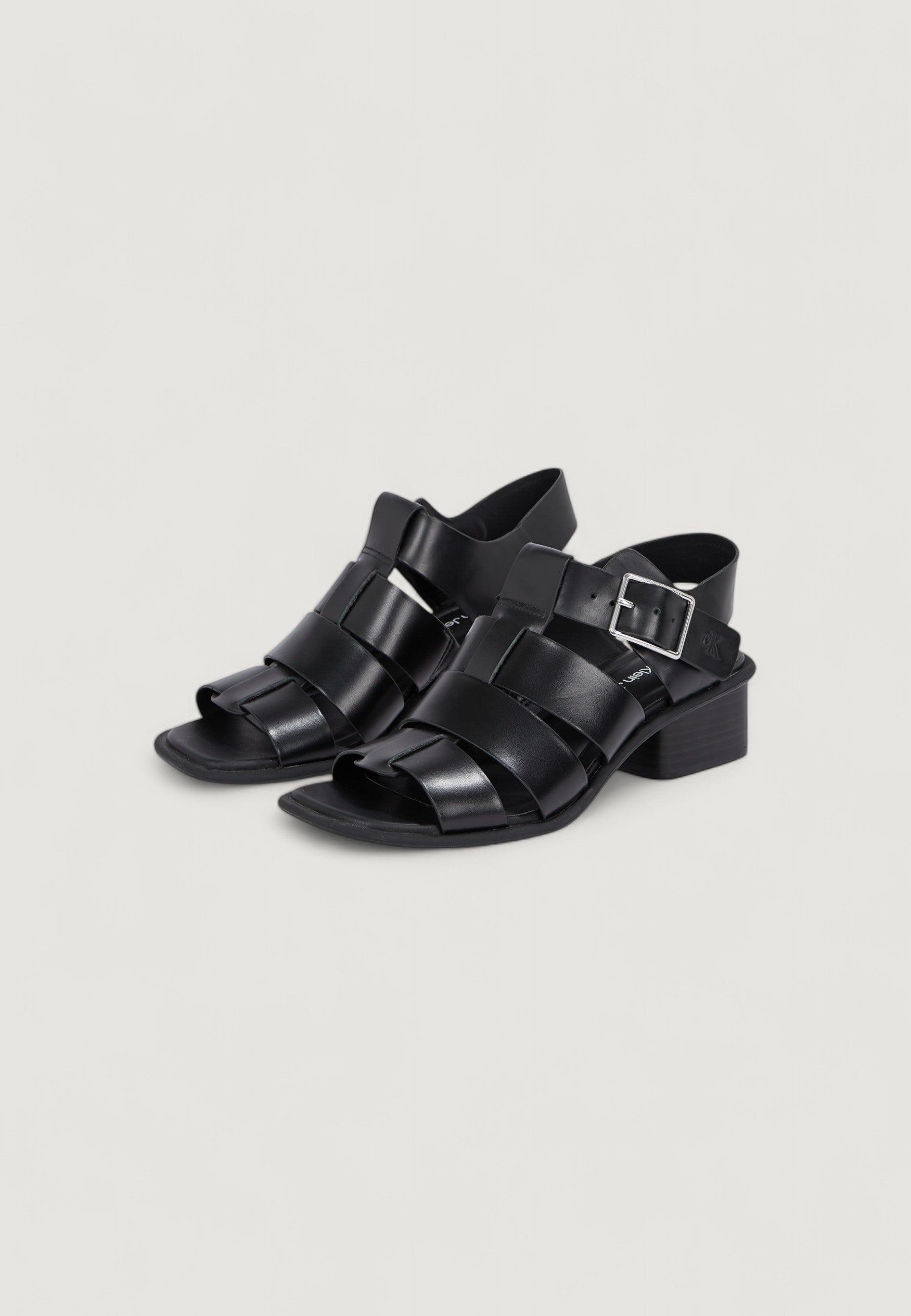 Sandali Calvin Klein Jeans HEEL SQUARE MG BUCKLE