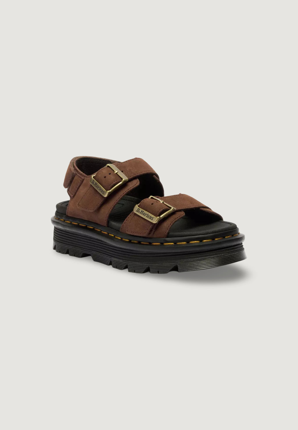 Sandali Dr. Martens Zebzag Sandal Sepia Brown Tumbled Nubuck