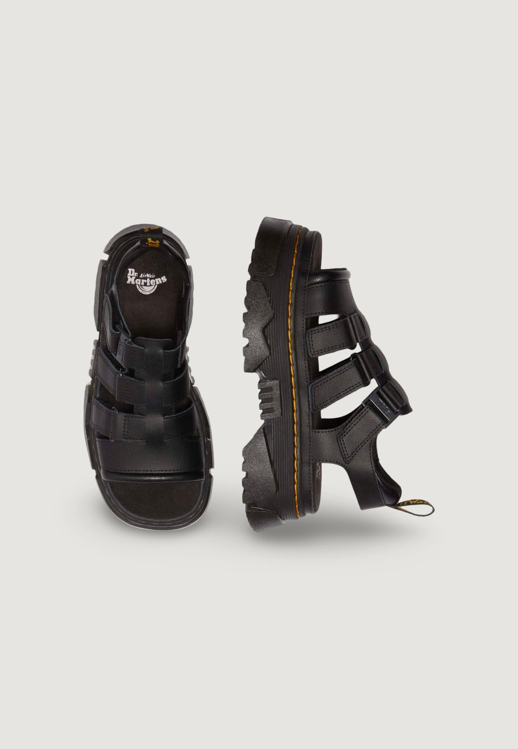 Sandali Dr. Martens Mattison 3s Black Athena+Soft Pu
