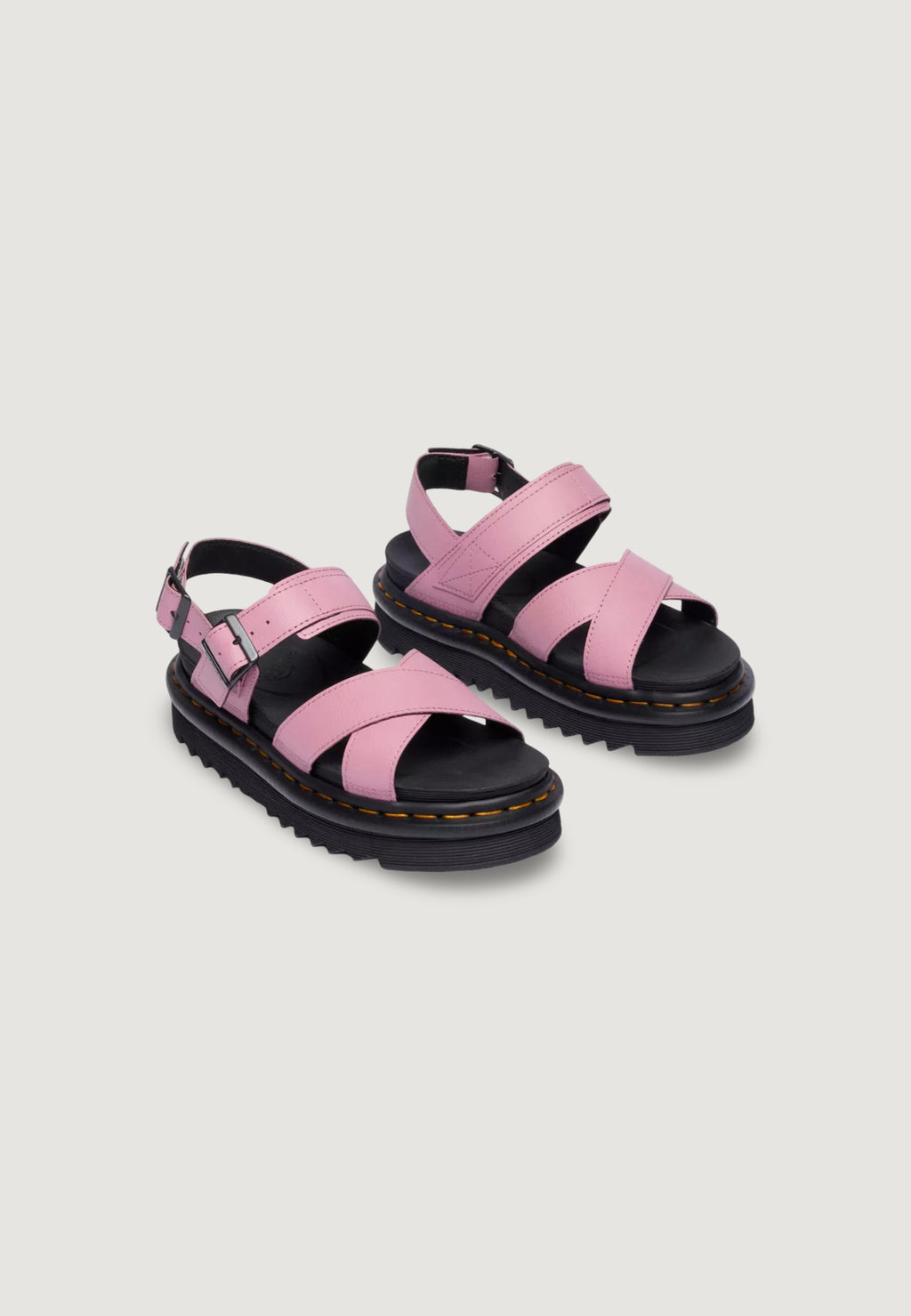 Sandali Dr. Martens Voss Ii Dusty Rose Athena - Imballo Originale Danneggiato - Prodotto Integro