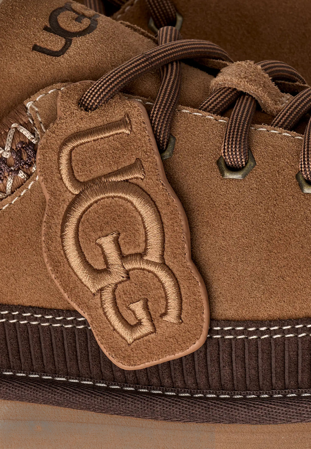 Low heel shoes UGG HERITAGE LACE-UP SLIPPER