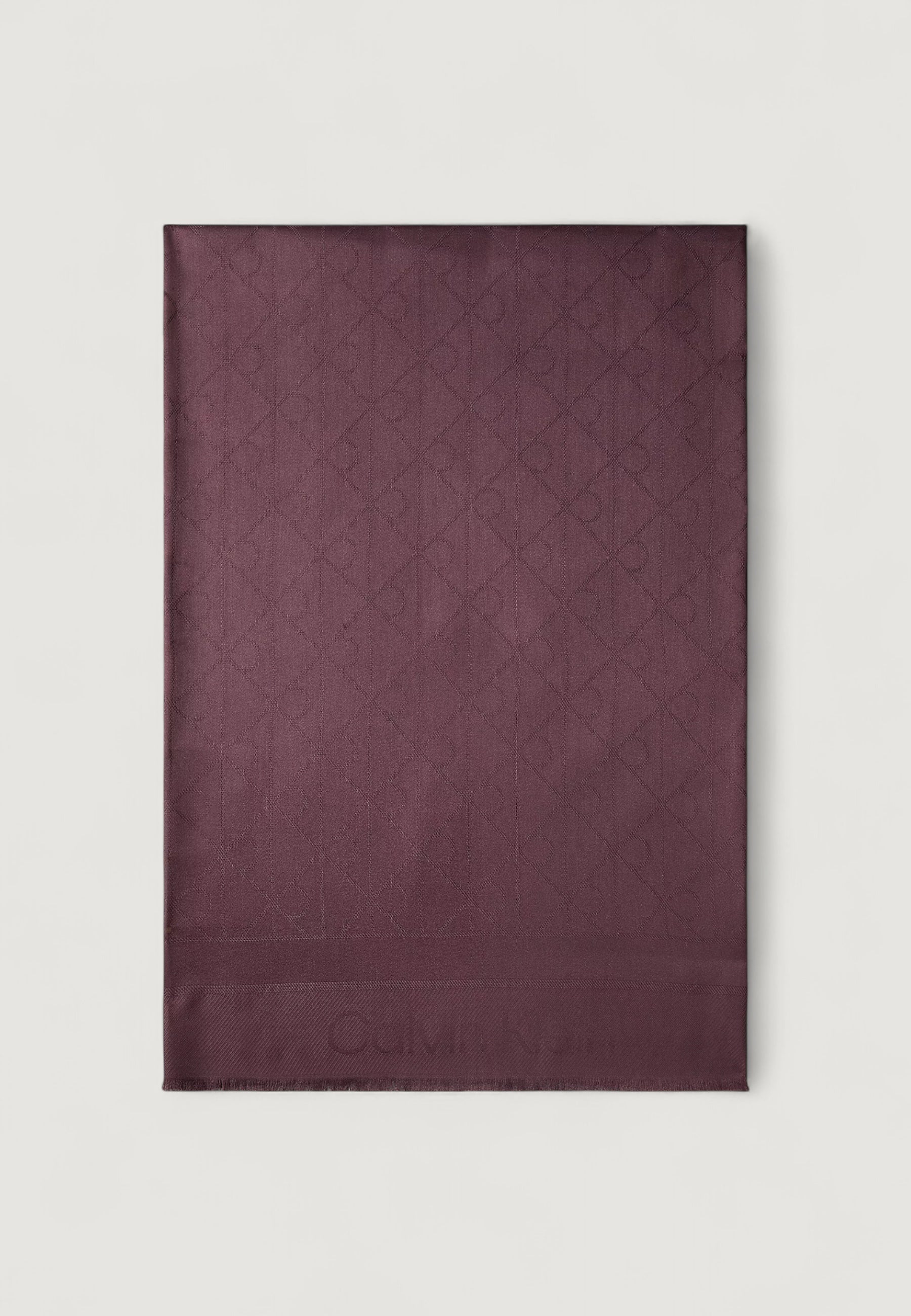 Sciarpa Calvin Klein TONAL AOP MODAL LW SQUARE SCARF