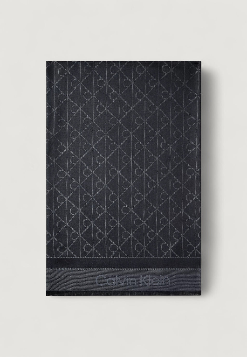 Sciarpa Calvin Klein TONAL AOP MODAL LW SQUARE SCARF