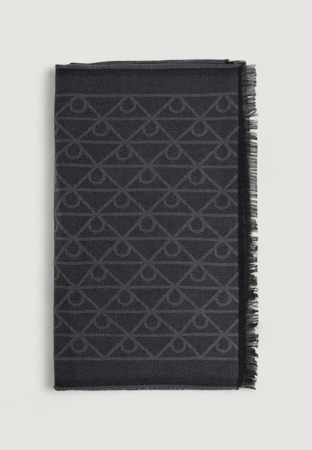 Sciarpa Calvin Klein TONAL AOP WOOL LW SCARF