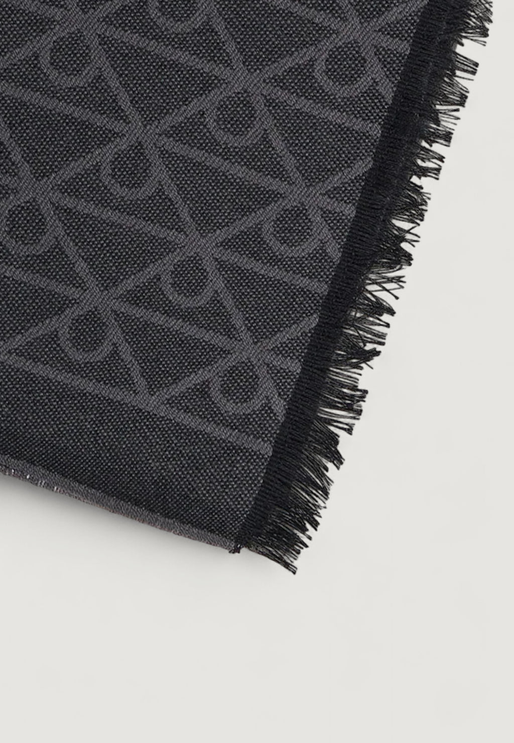 Sciarpa Calvin Klein TONAL AOP WOOL LW SCARF