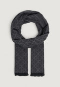 Sciarpa Calvin Klein TONAL AOP WOOL LW SCARF