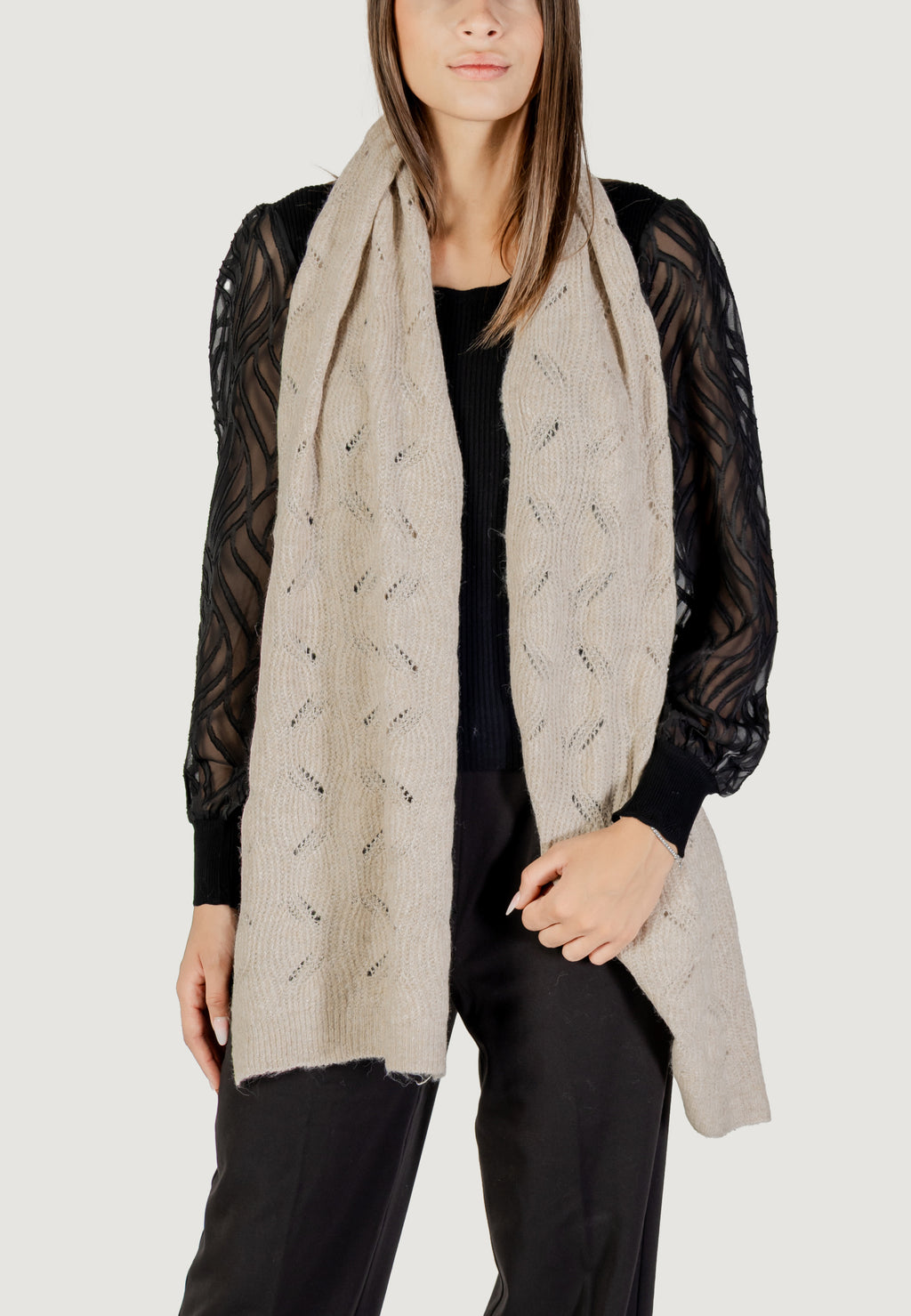 Sciarpa Only ONLAURORA STRUCTURED KNIT SCARF CC