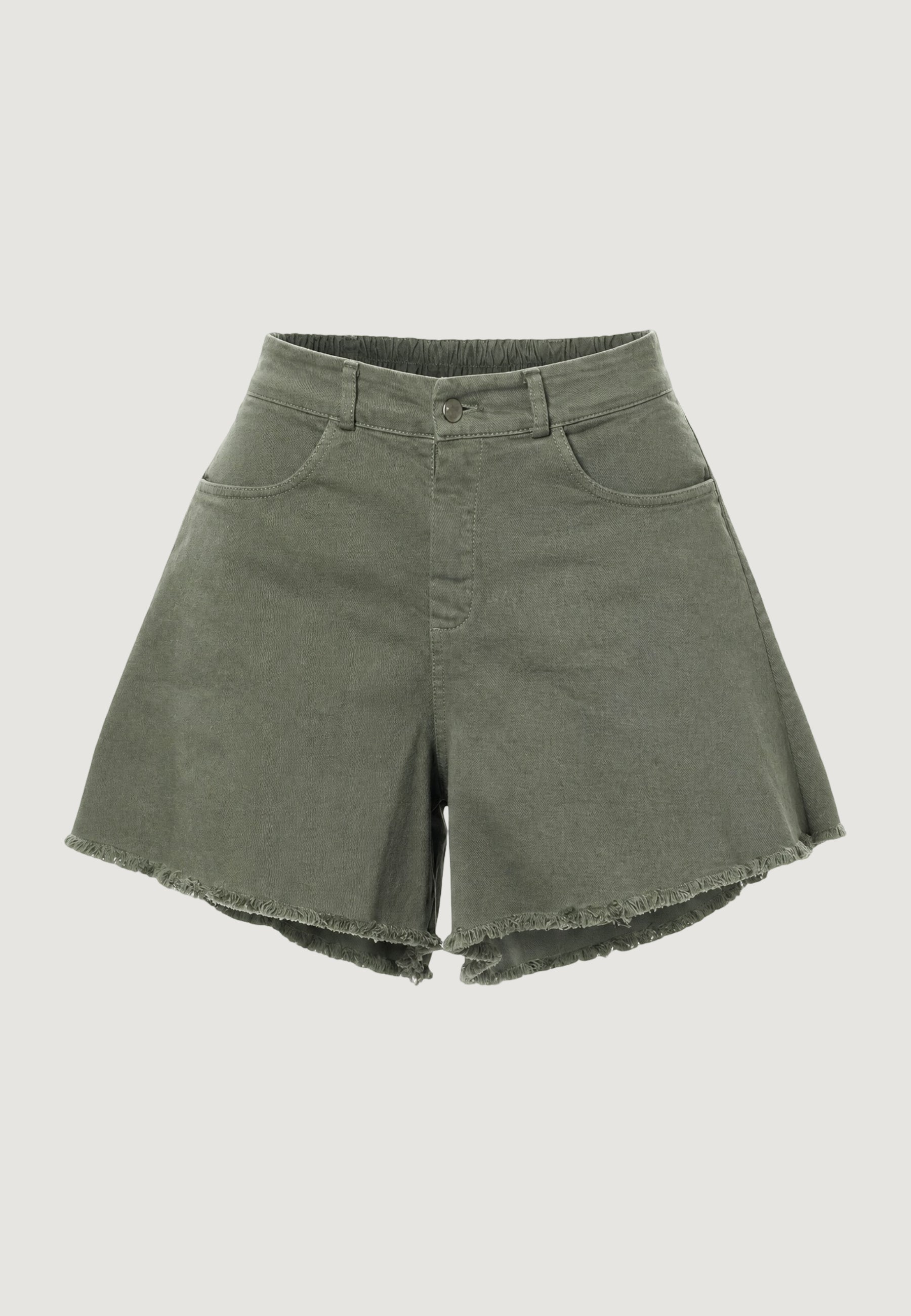 Shorts I am Shorts Cotone Orlo Grezzo