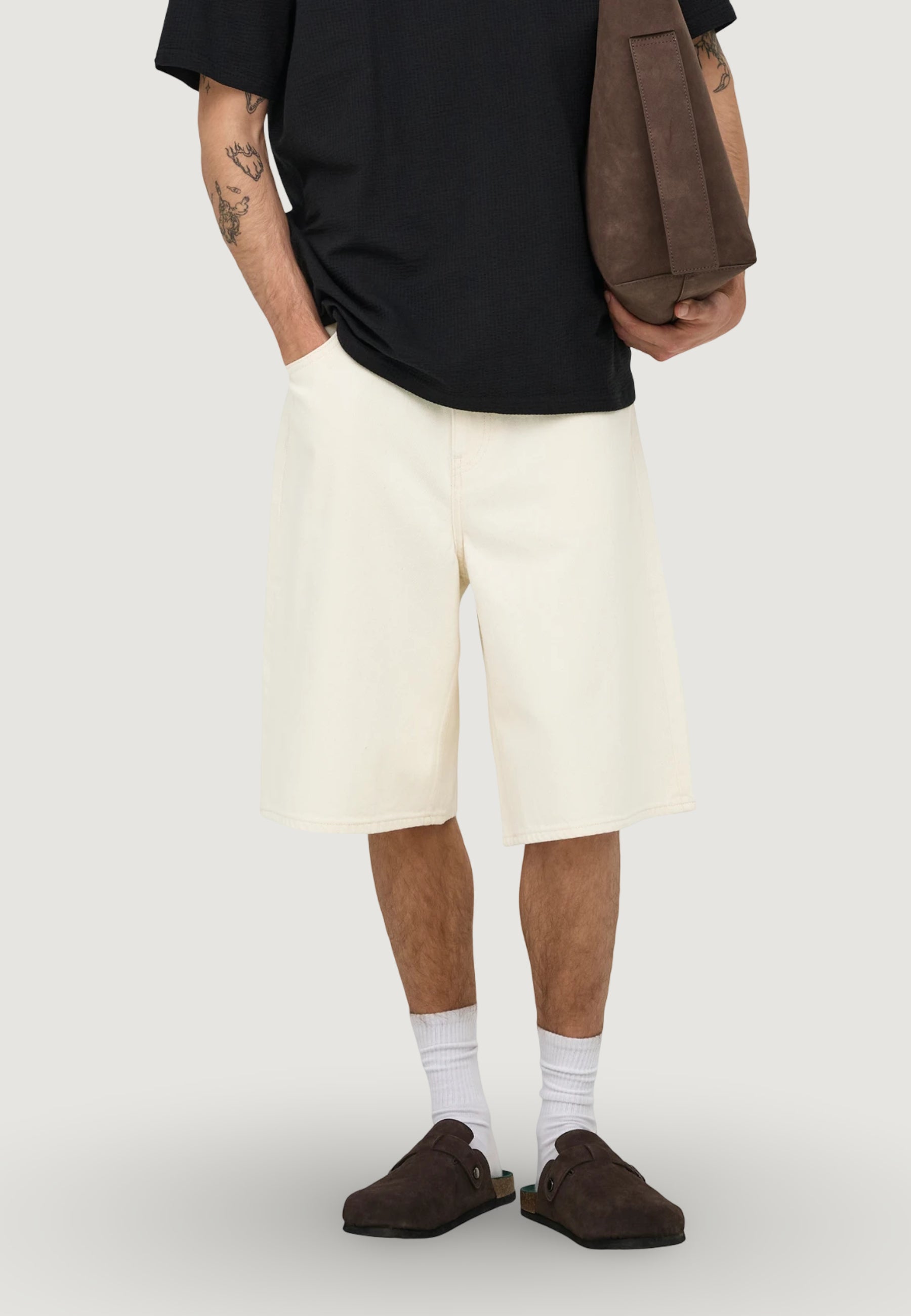 Shorts Only & Sons Onscarl Balloon Ecru 4145 Pim Dnm Shorts