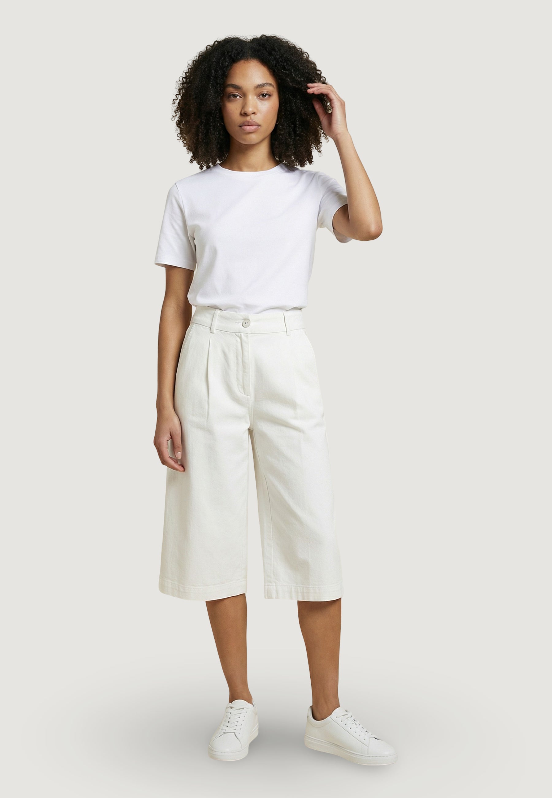 Shorts Only Onlgoa Hw Linen Bl Long Shorts Cc Tlr