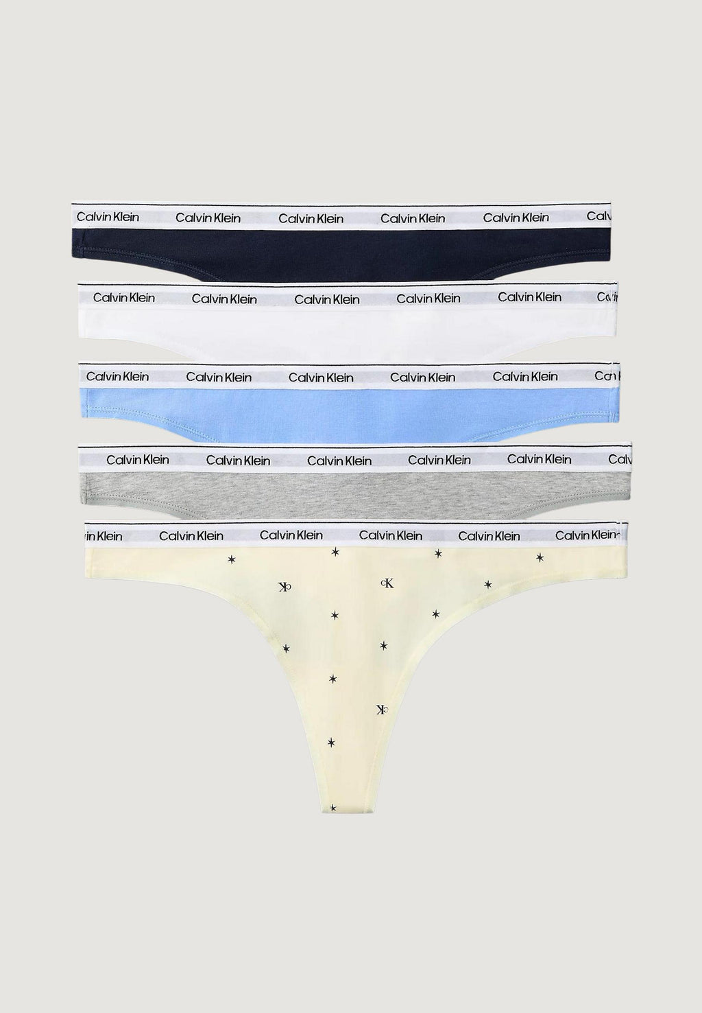 Slip and thong Calvin Klein Underwear THONG 5 PK