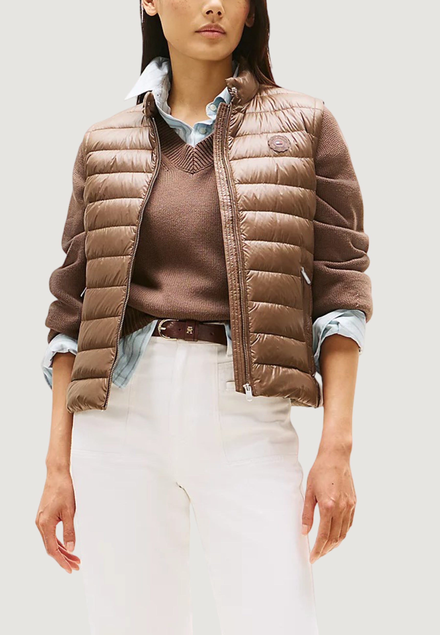 Smanicato Tommy Hilfiger UL DOWN REG MOCK NK