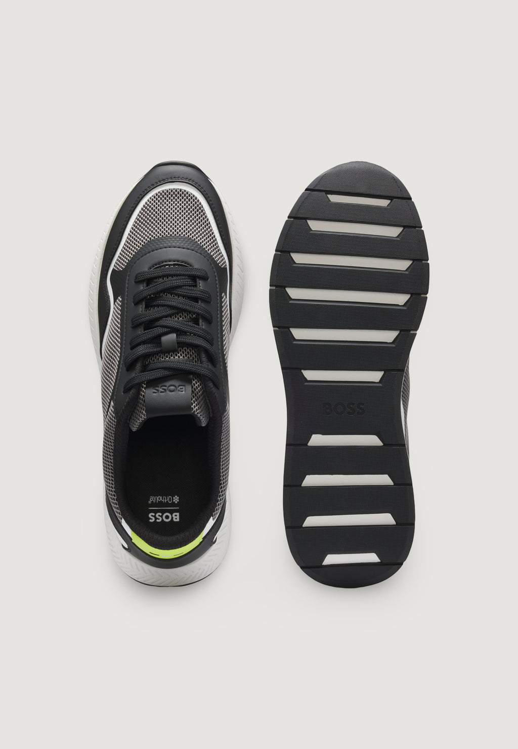 Sneakers Boss Titanium Runn methal