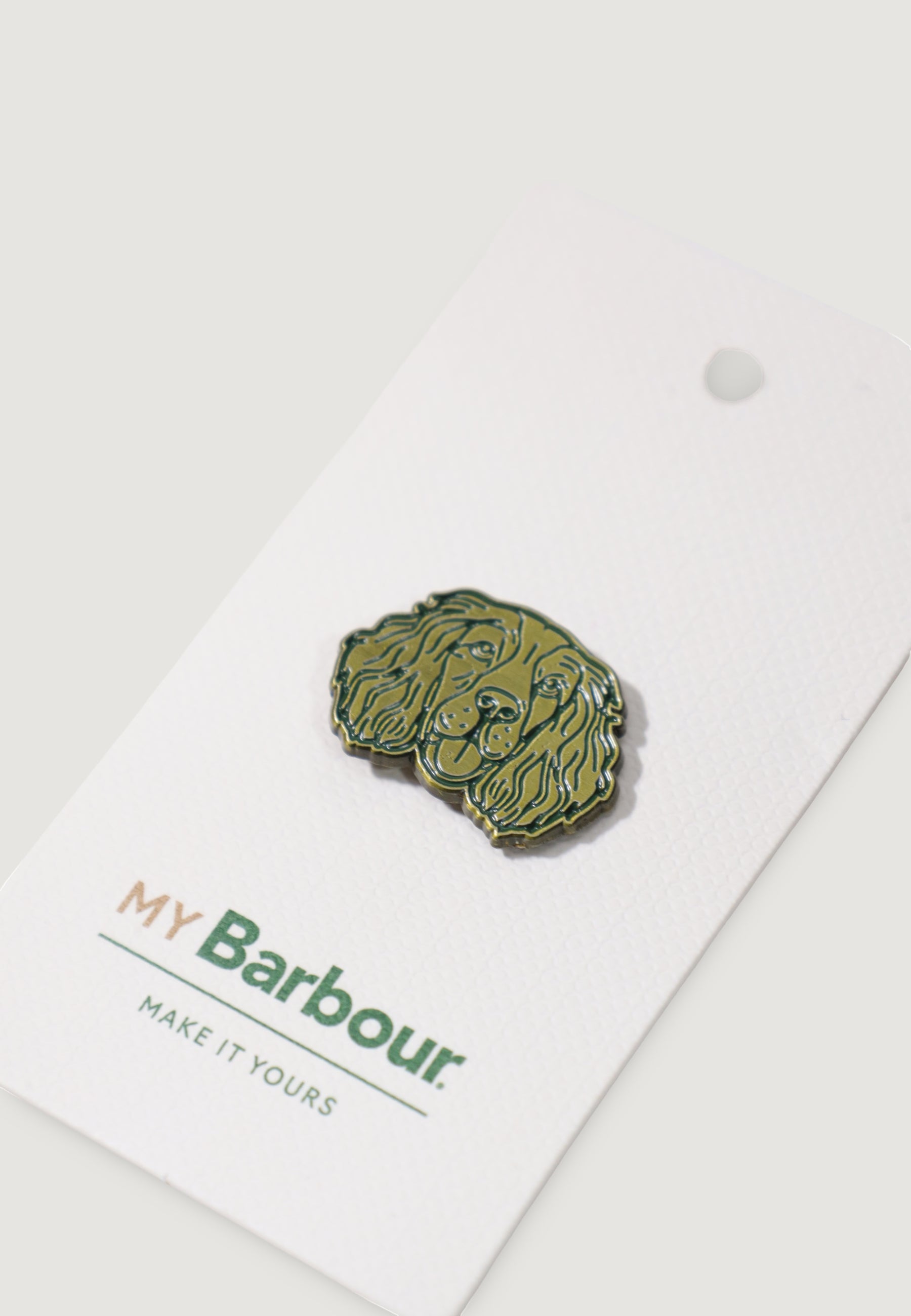  Barbour SPANIEL PIN BADGE