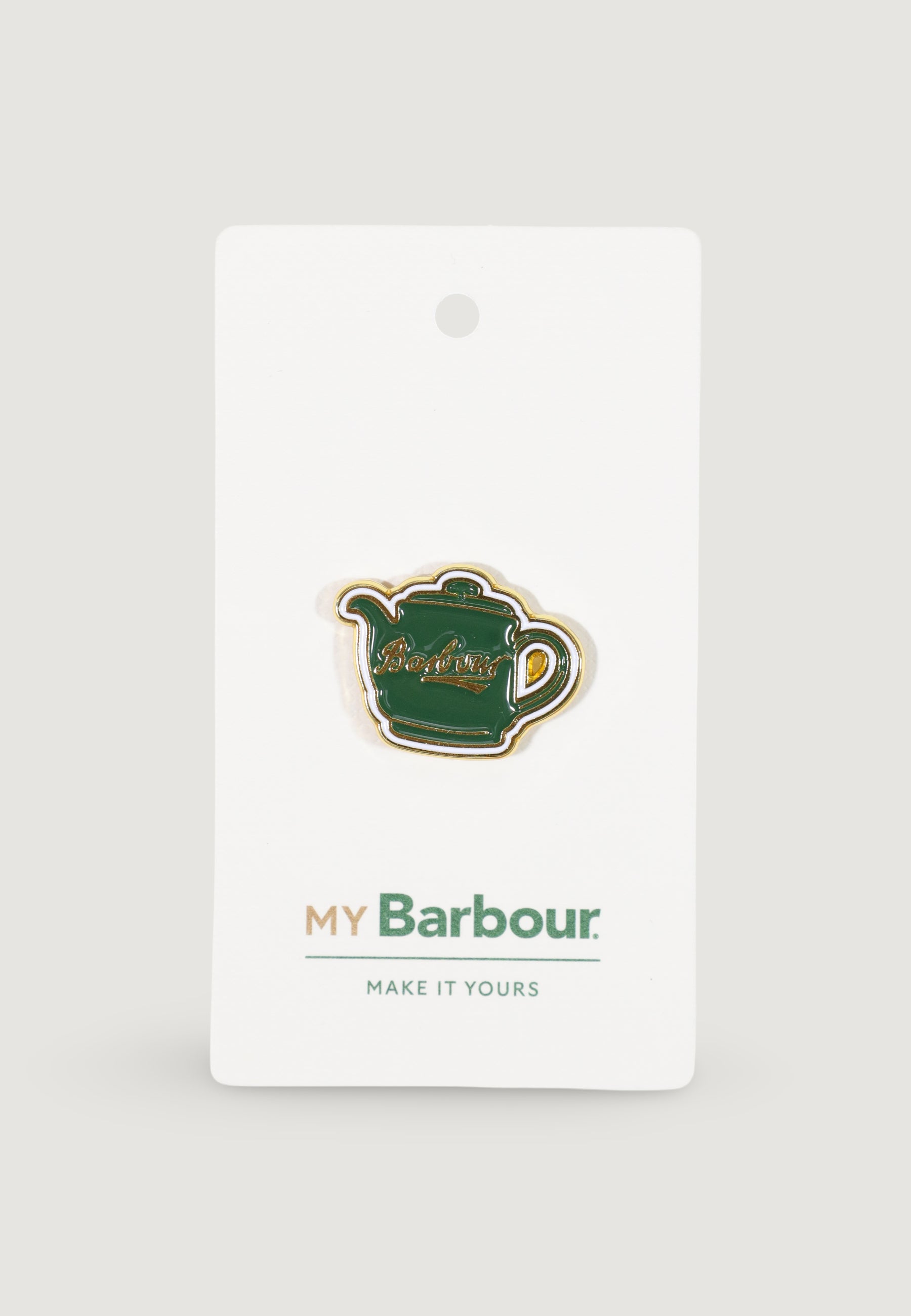  Barbour TEAPOT PIN BADGE