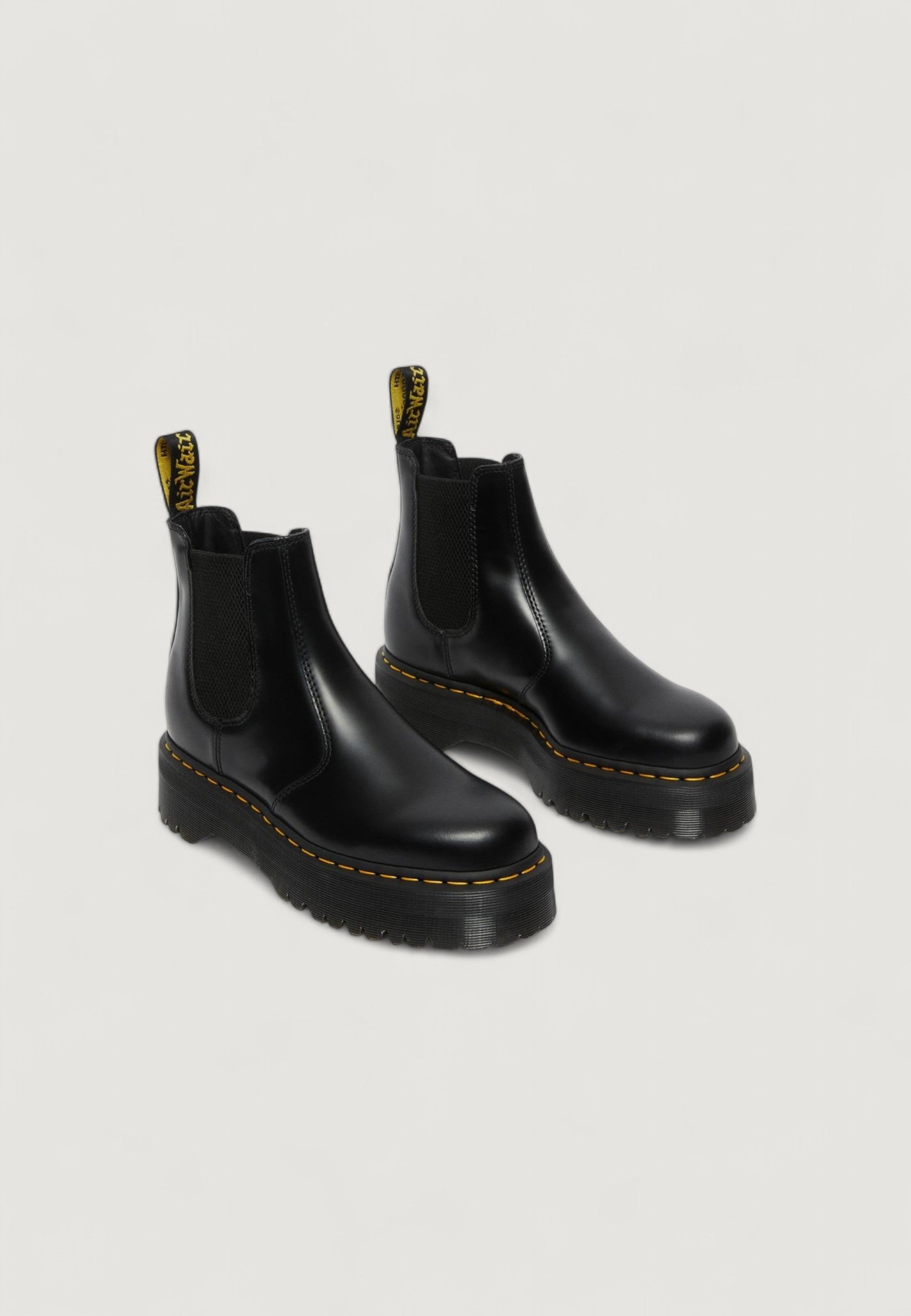Stivali Dr. Martens 2976 QUAD BLACK POLISHED SMOOTH