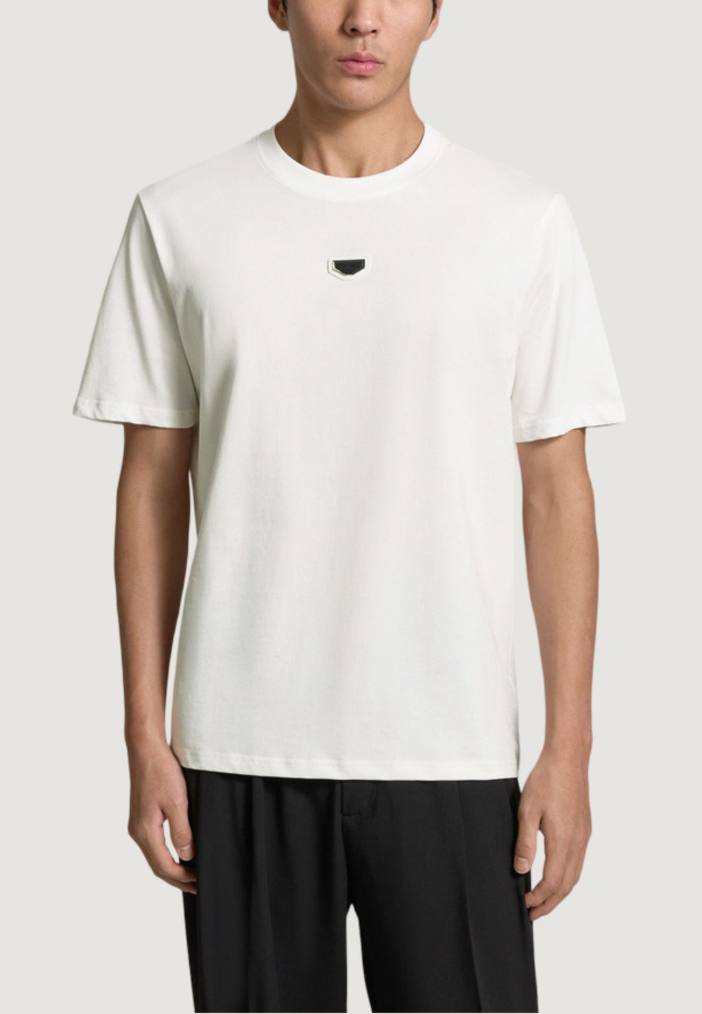 T-shirt Antony Morato RELAXED FIT WITH METAL RUBBER PLATE