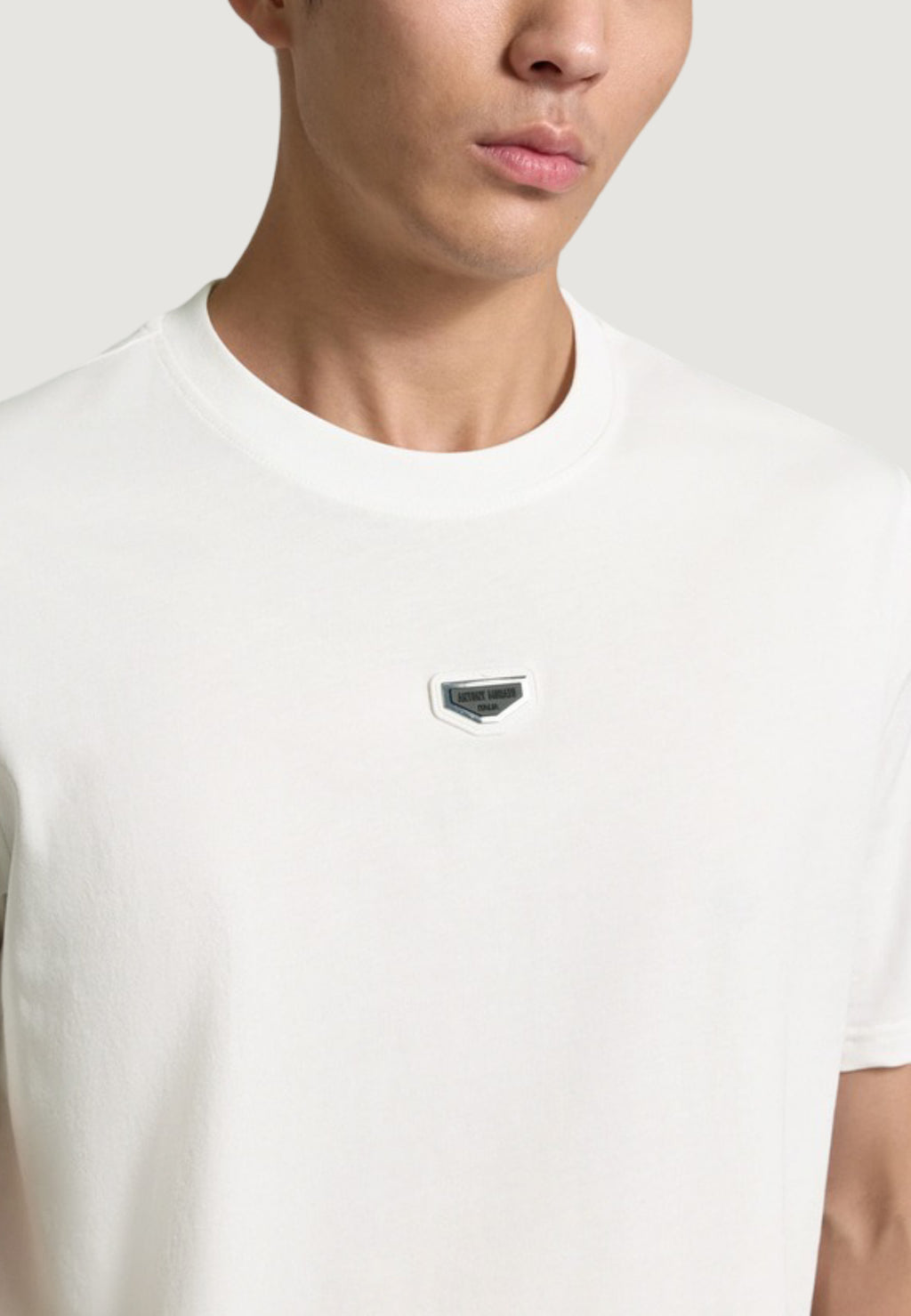 T-shirt Antony Morato RELAXED FIT WITH METAL RUBBER PLATE