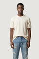 Maglia in filo manica corta Antony Morato REGULAR  FIT WITH MATT FOAM LOGO PRINT