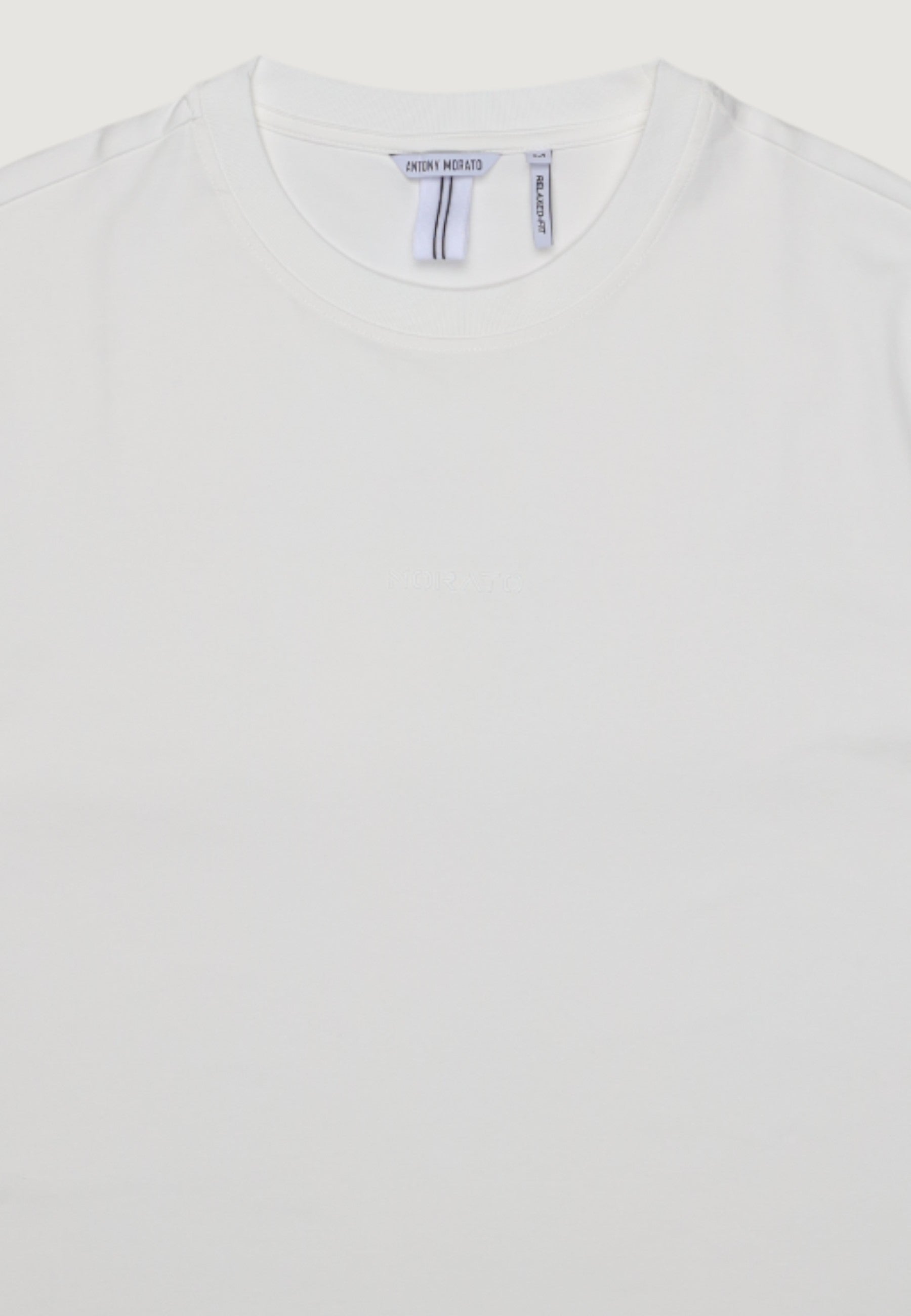 T-shirt Antony Morato RELAXED FIT WITH RUBBER INJECTION LOGO PRINT