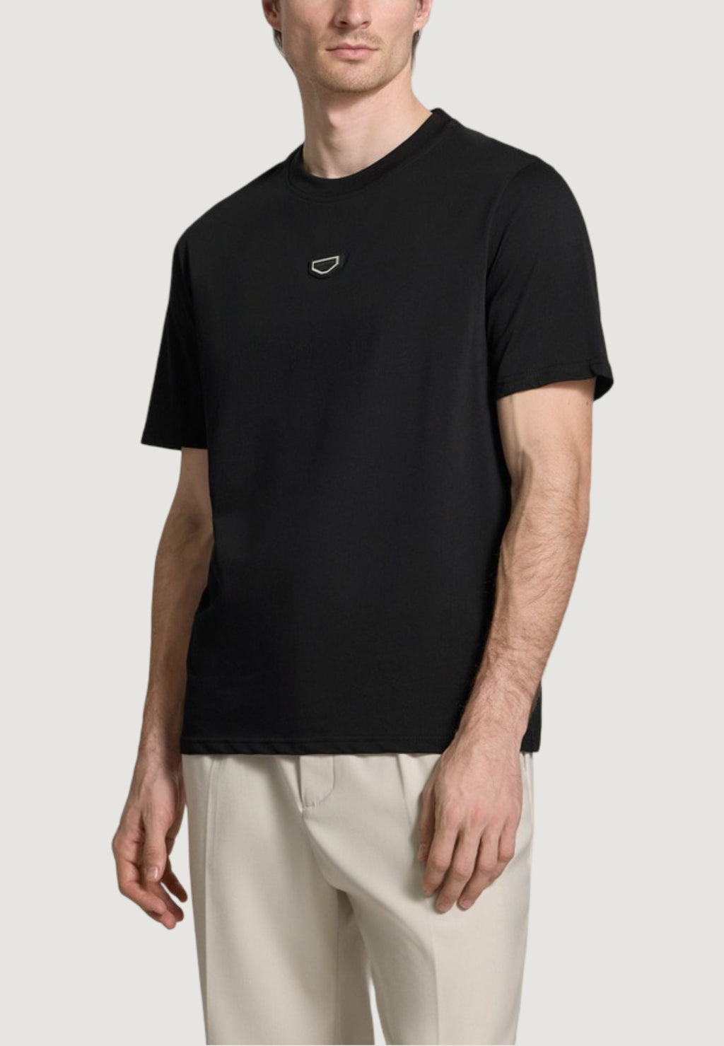 T-shirt Antony Morato RELAXED FIT WITH METAL RUBBER PLATE
