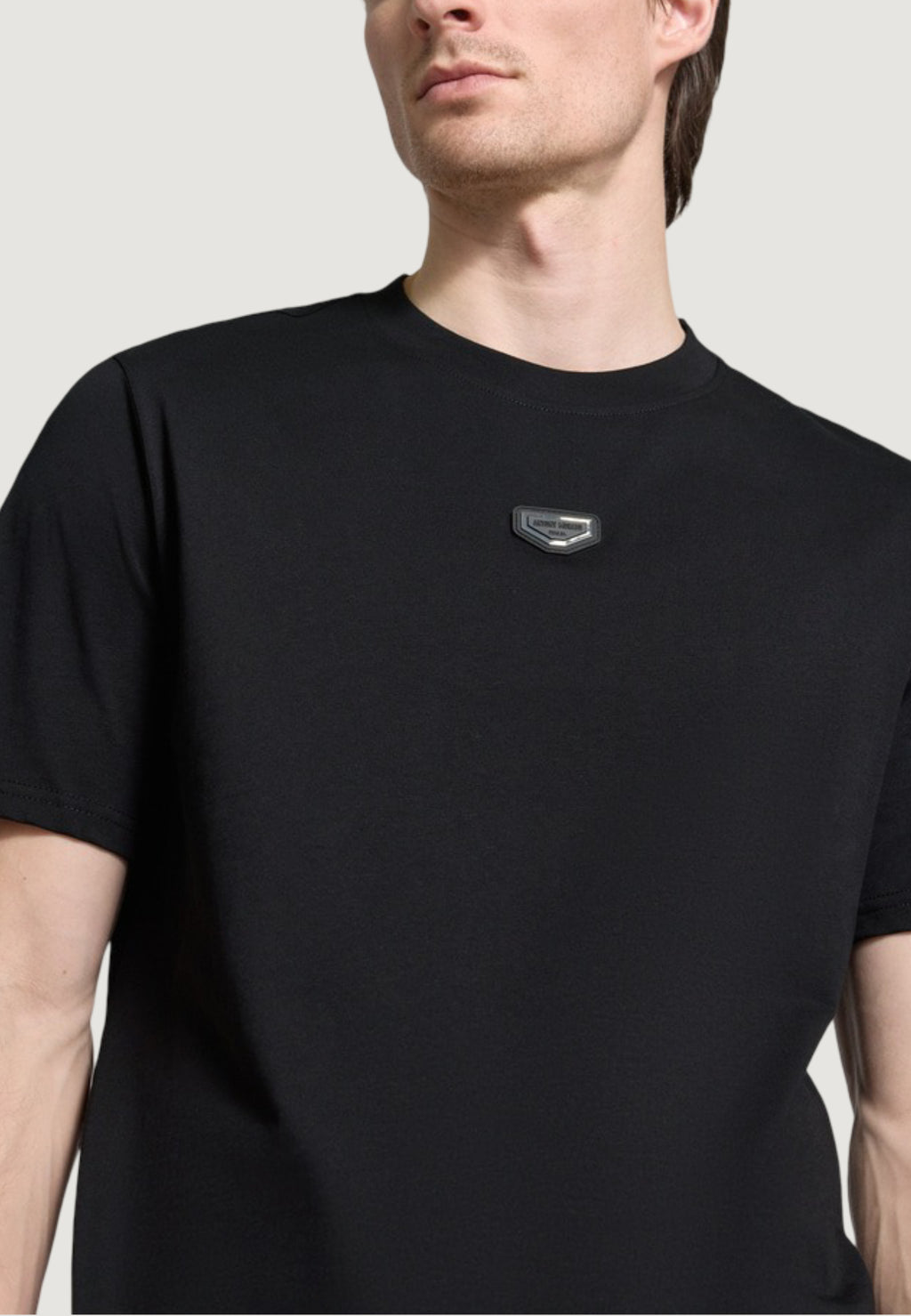 T-shirt Antony Morato RELAXED FIT WITH METAL RUBBER PLATE